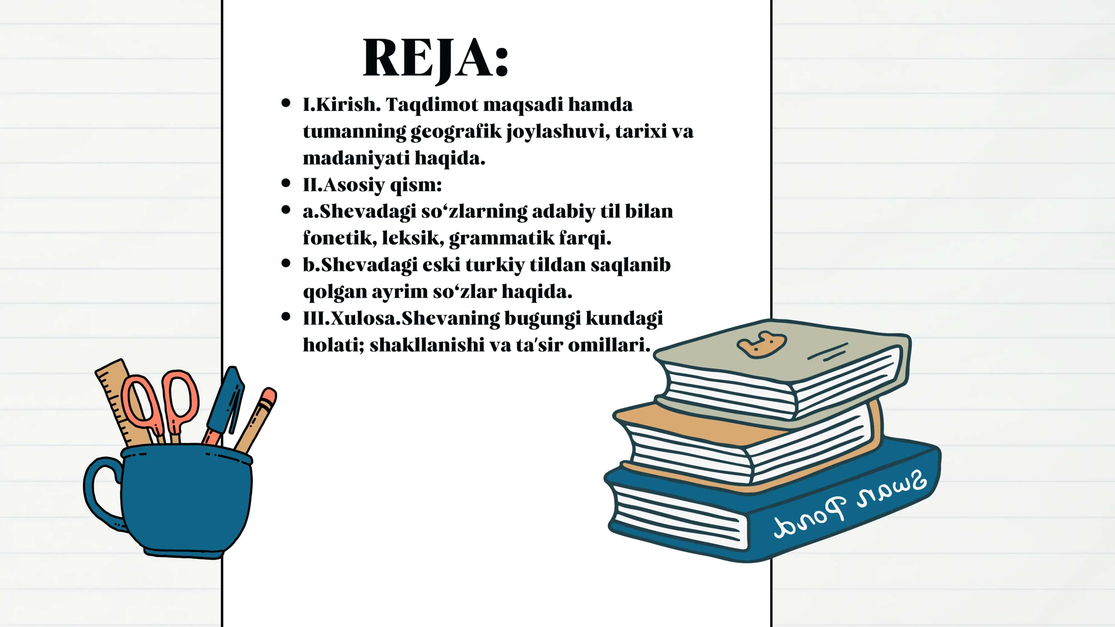 Qoraqalpogʼiston Respublikasi Beruniy tumani shevasi haqida malumot 2