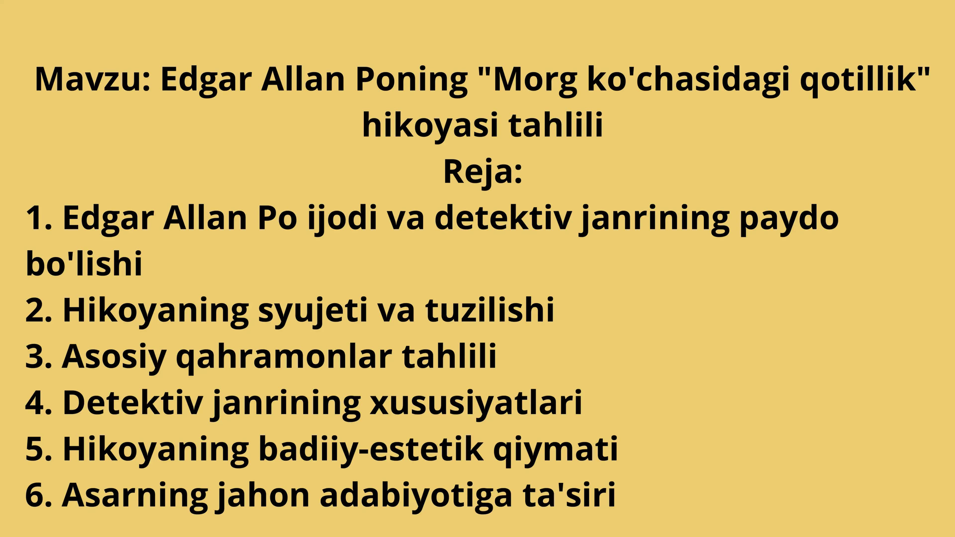 Morg ko'chasidagi qotillik hikoyasi 2