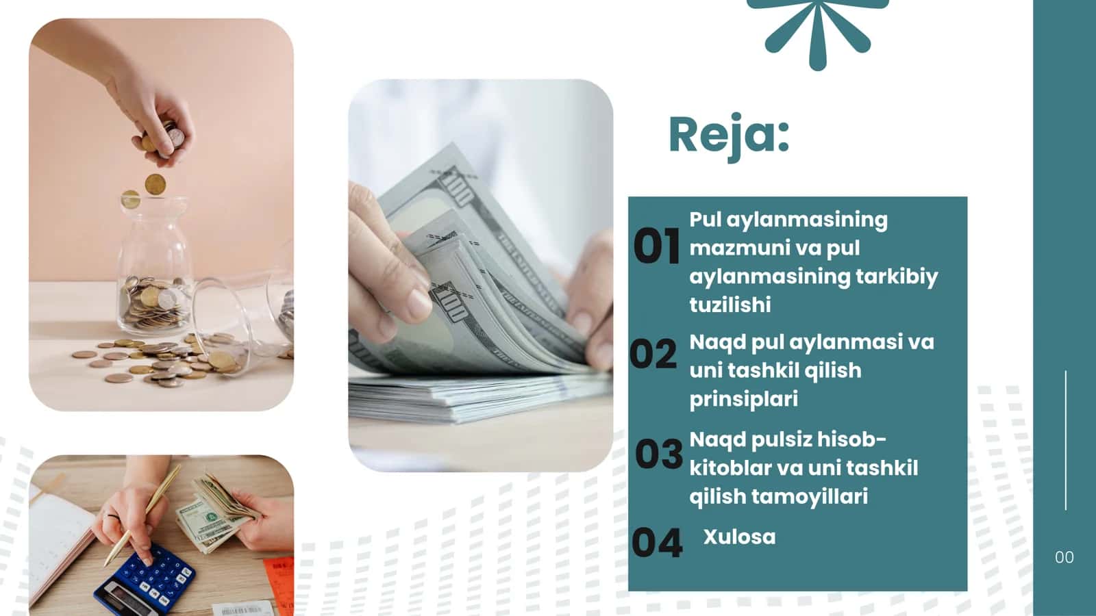 Pul aylanmasi va uning tarkibi 2