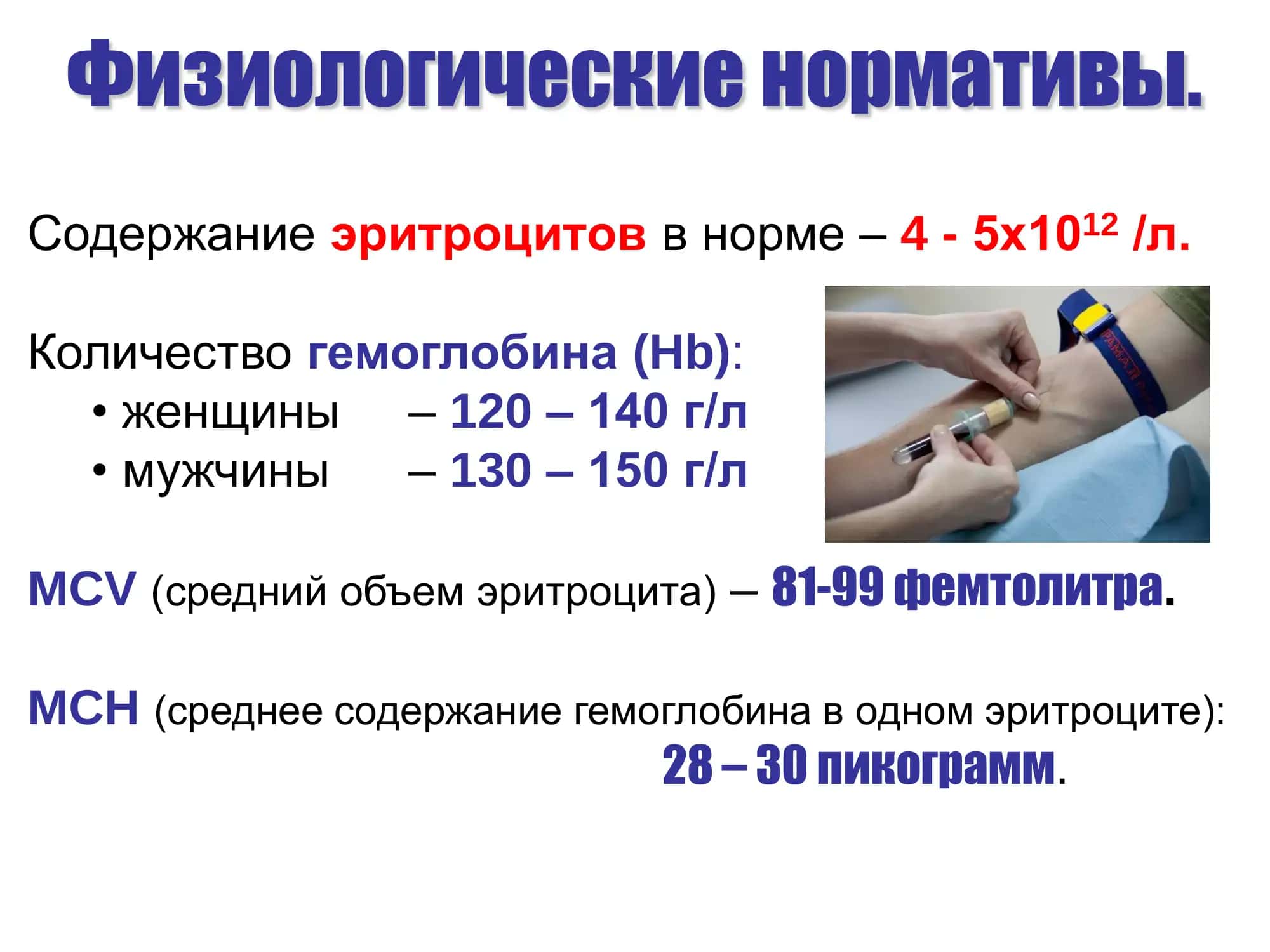 Патофизиология  эритропоэза.  Анемии. 2
