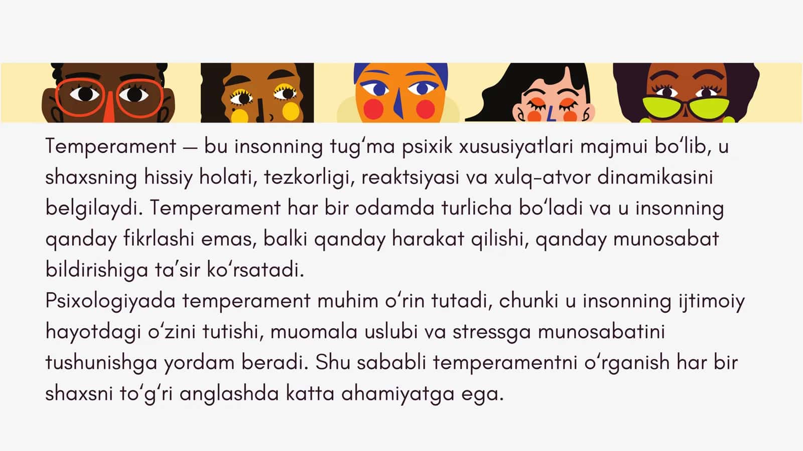 Temperament va uning xususiyatlari 2