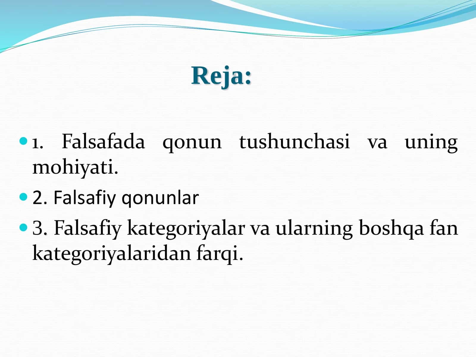 Rivojlanish falsafasi 2