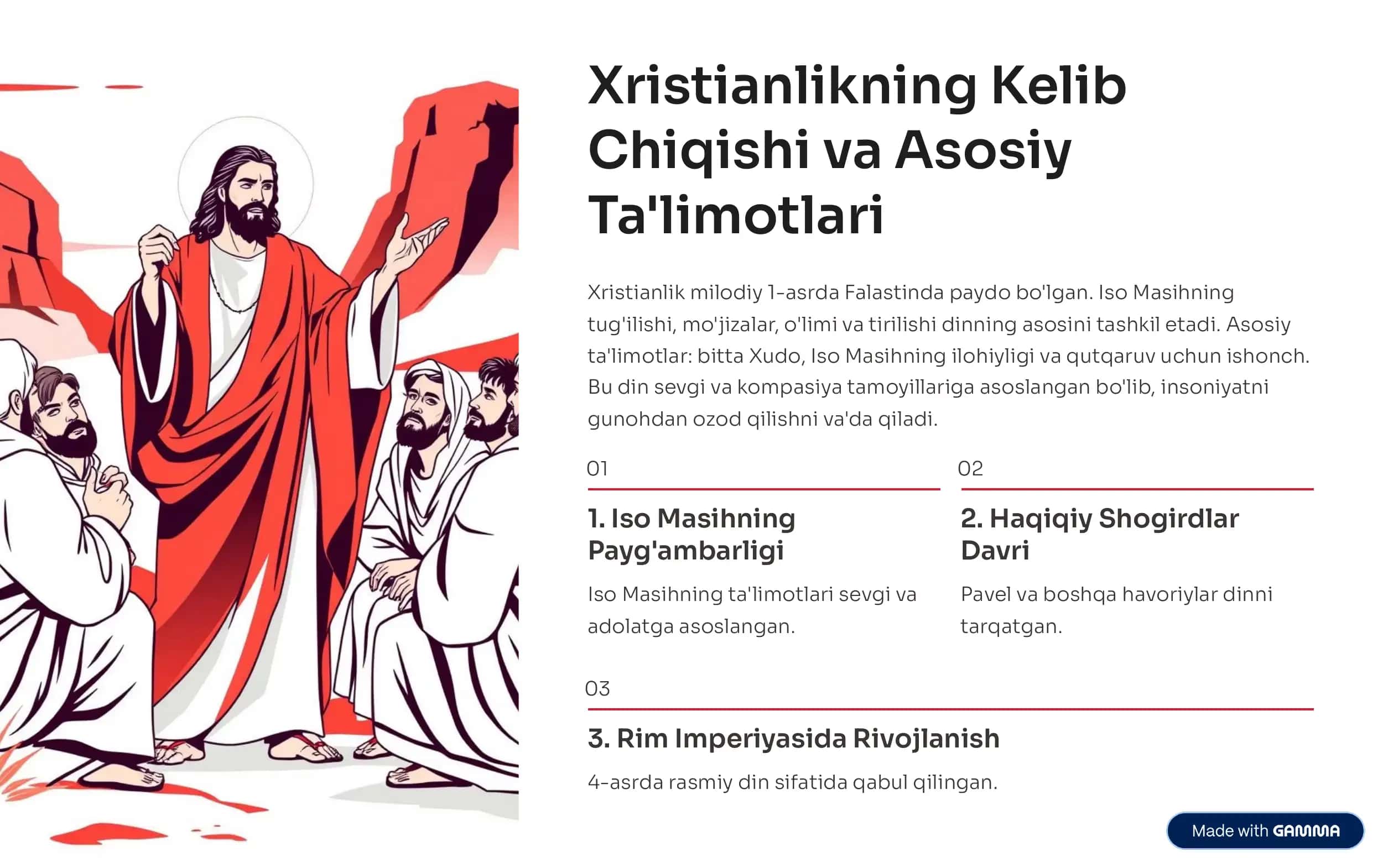 Xristianlikning Kelib Chiqishi va Asosiy Ta'limotlari 2