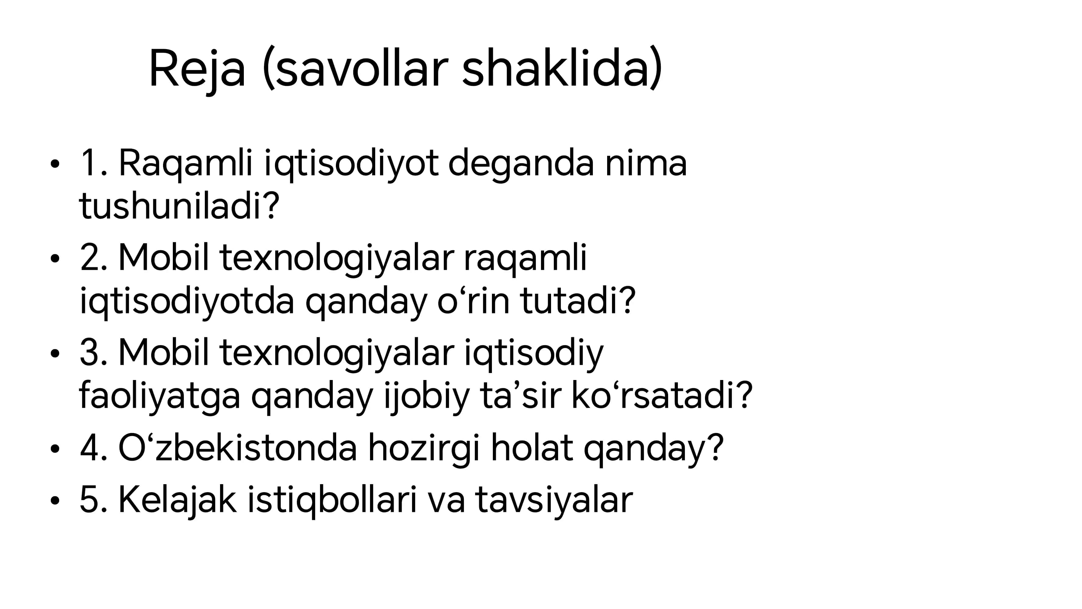 Raqamli iqtisodiyotda mobil texnologiyalar 2