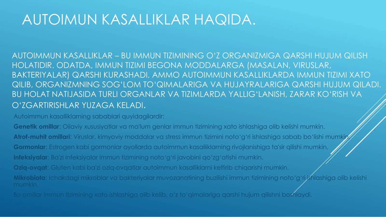 AUTOIMUN KASALLIKLAR 2