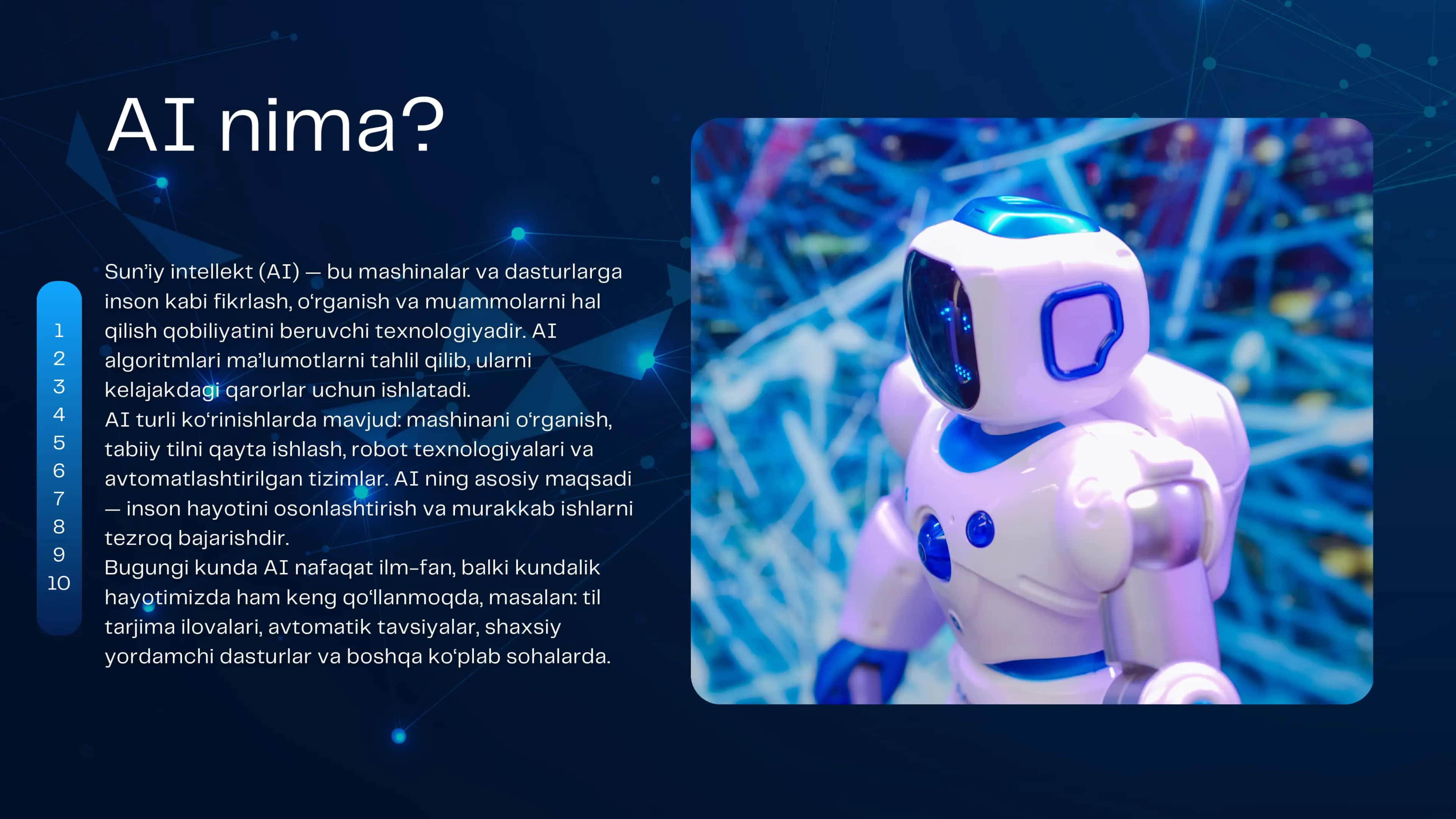 Sunʼiy intellekt (AI) hayotimizni qanday oʻzgartirmoqda? 2