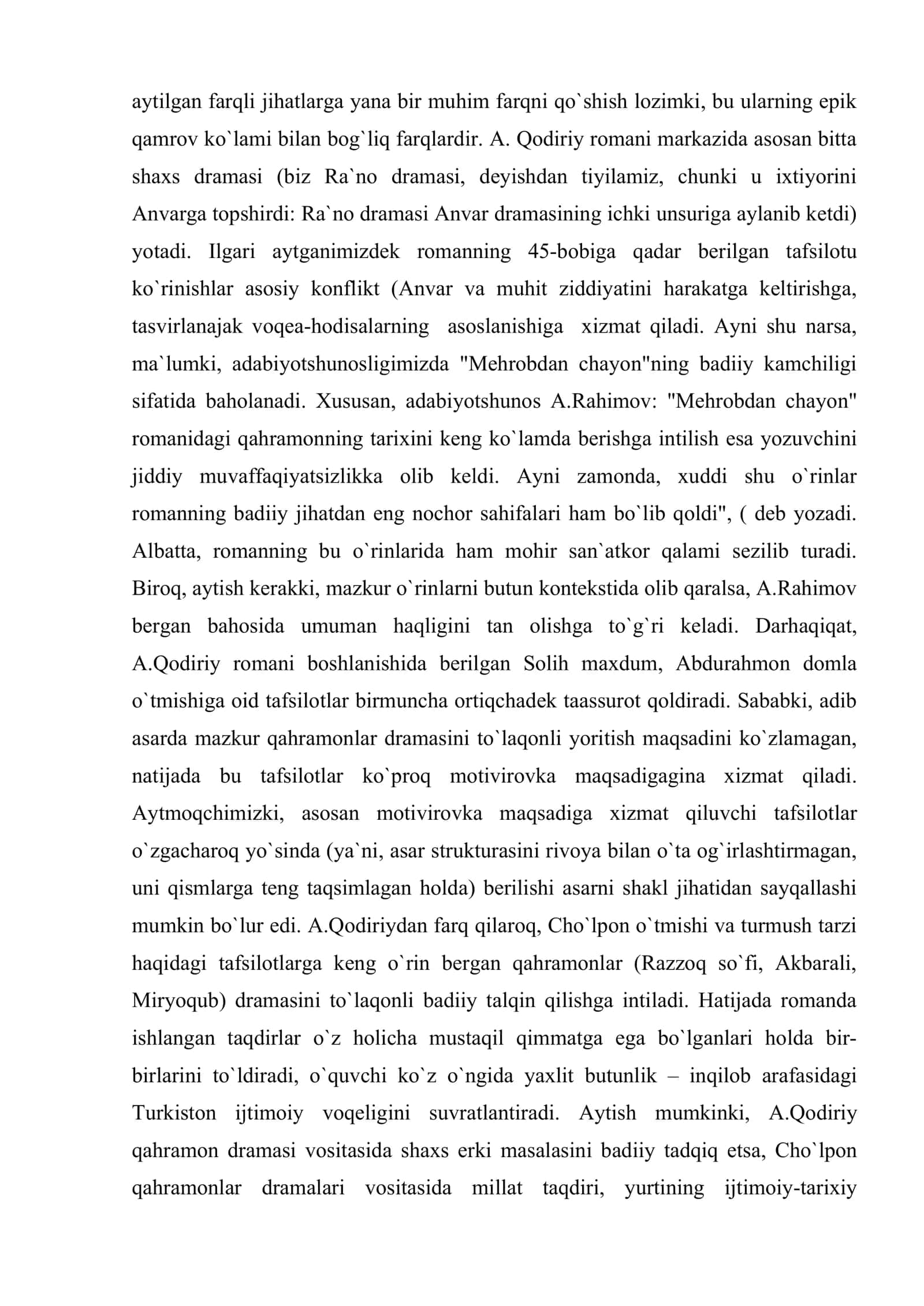 «Kecha» ning kompozitsion butunligi masalasiga doir 2