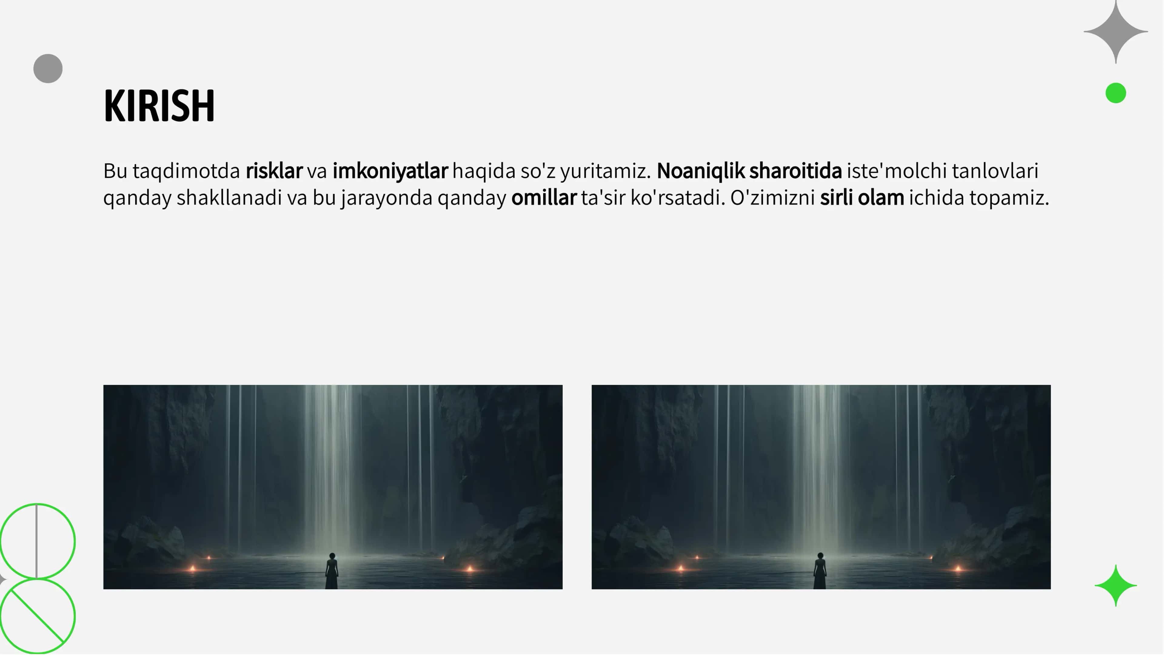 Risklar Va Imkoniyatlar: Noaniqlik 2