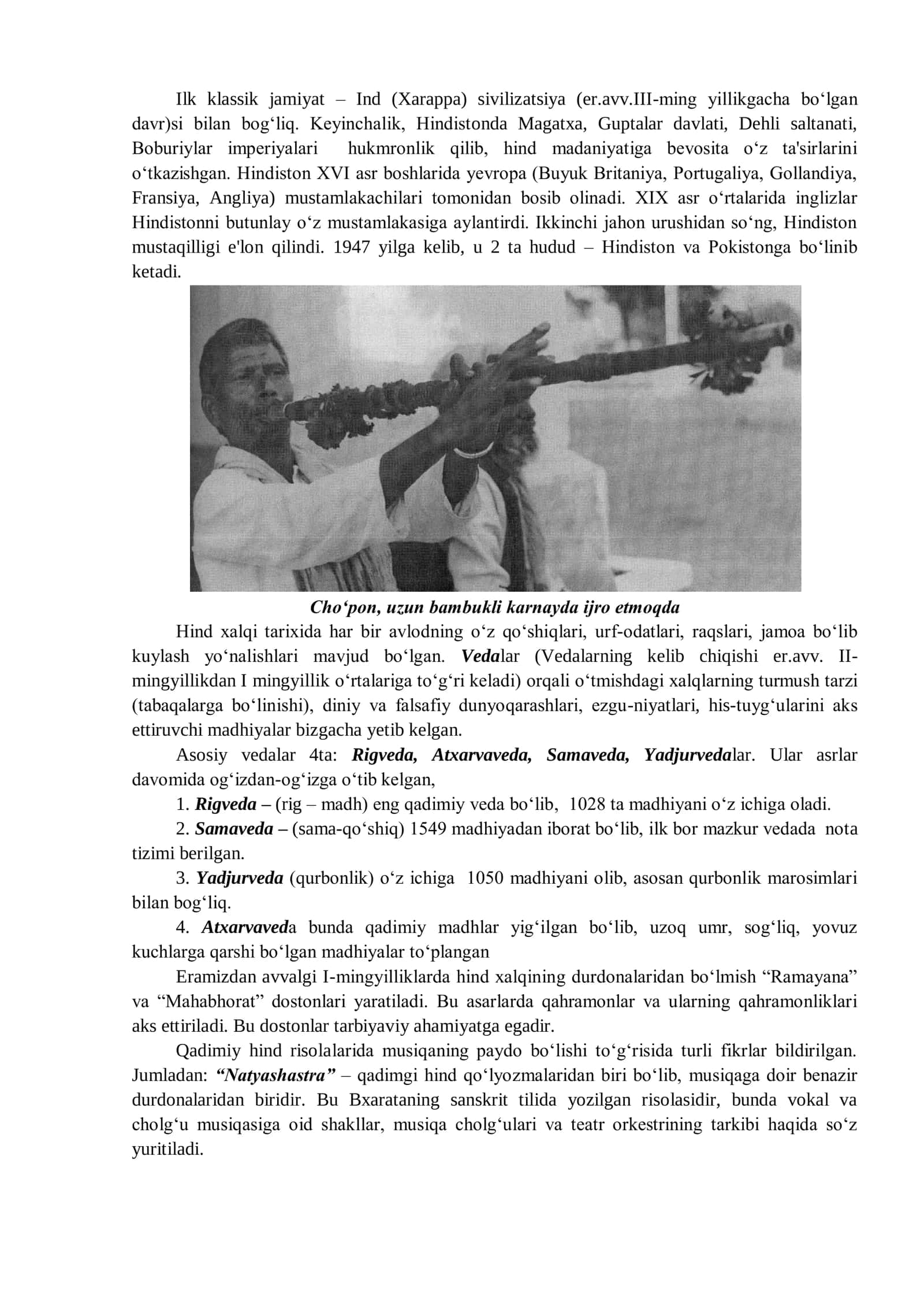 8-Mavzu: Hind musiqa madaniyati 2