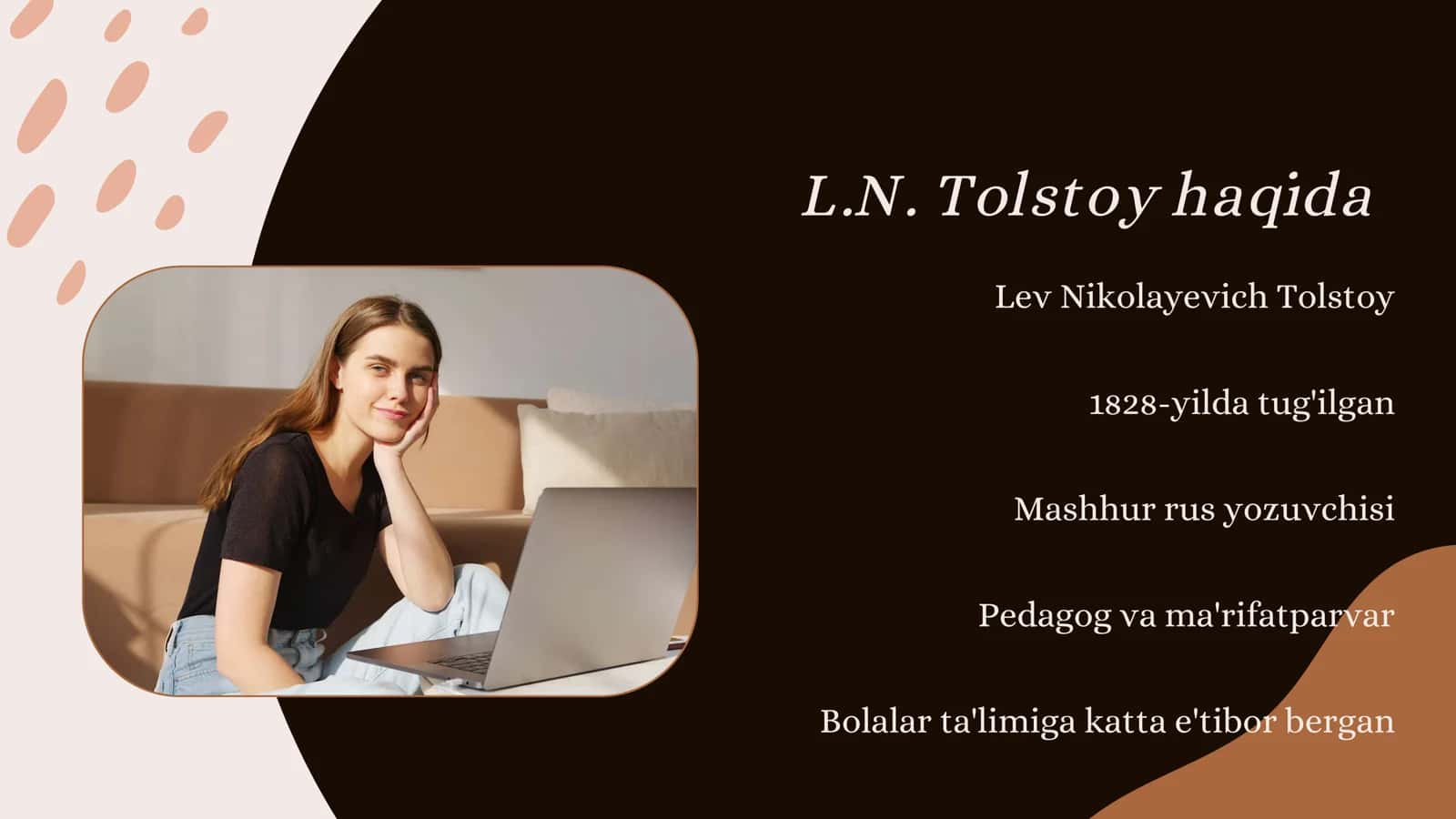 L.N. Tolstoyning pedagogik qarashlari 2