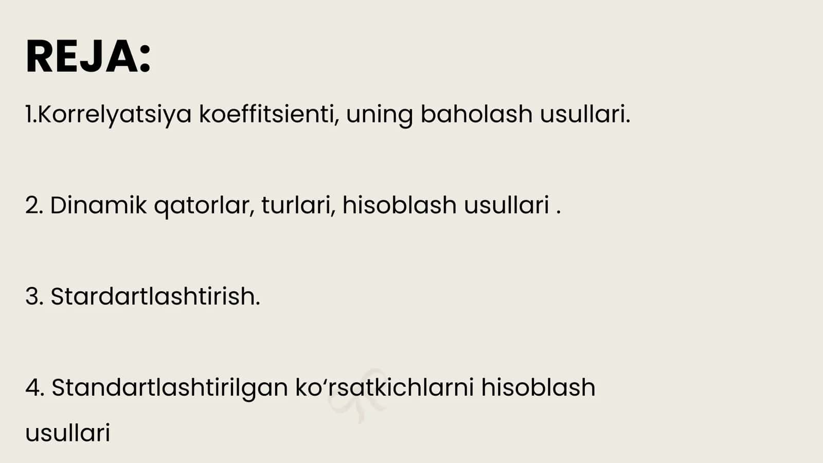 Korrelyatsiya koeffitsienti, uning baholash usullari 2