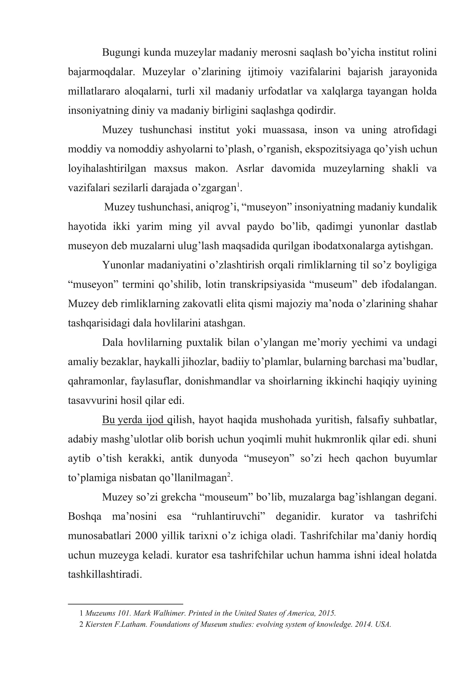 “Muzey” tushunchasi 2