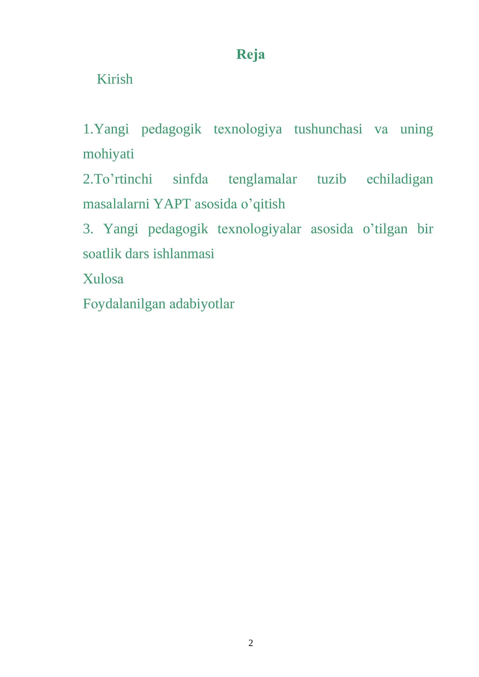 4-SINFDA TЕNGLAMALARNI YAPT ASOSIDA O`RGANISH 2
