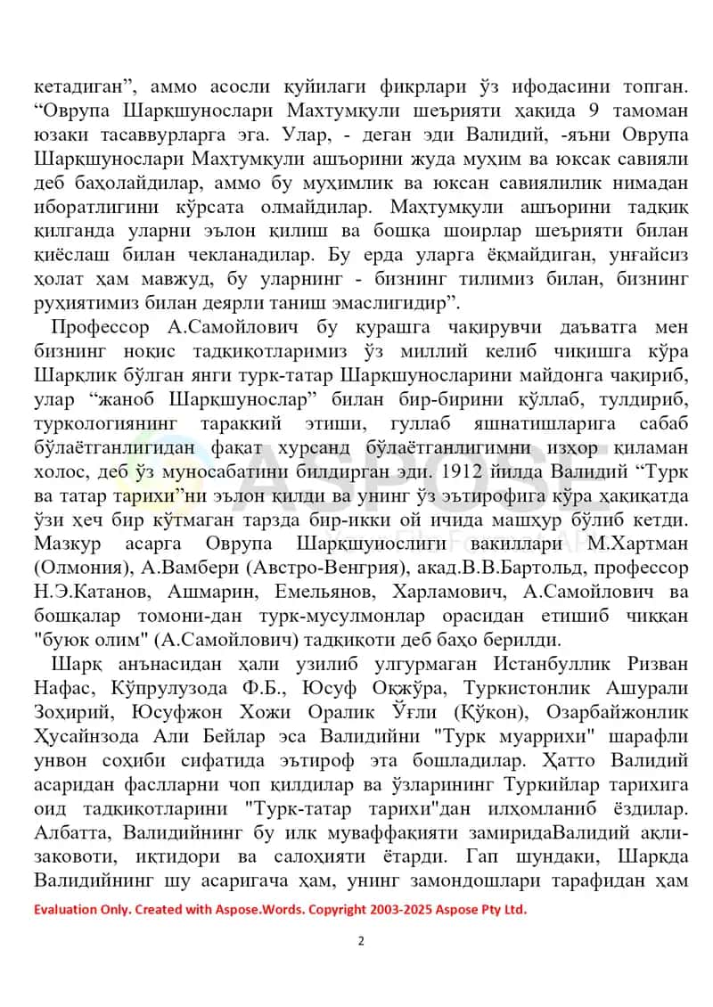 Аҳмад Заки Валидий Тўғоннинг сиёсий қарашлари 2