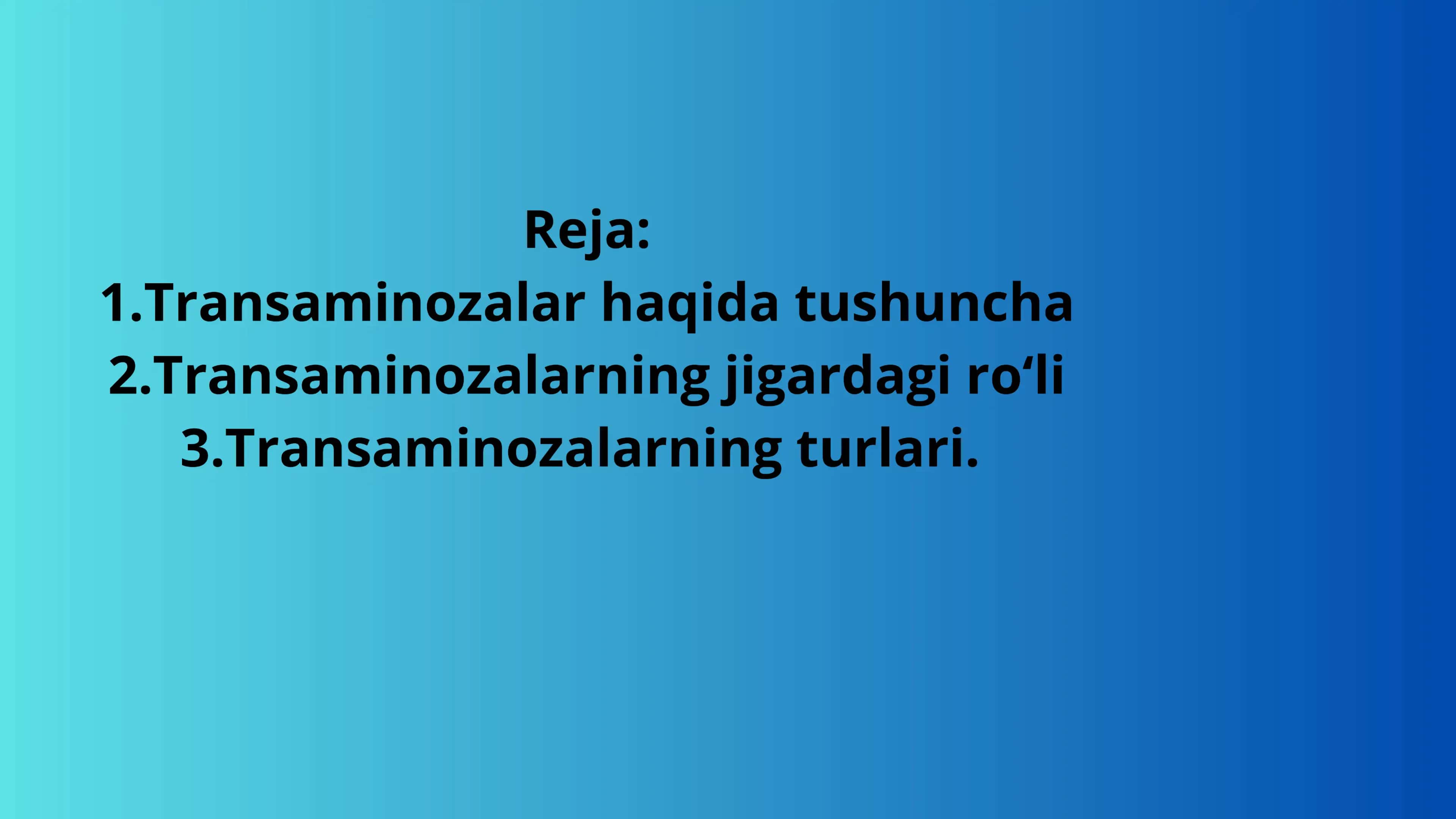 Transaminazalar ahamiyati 2