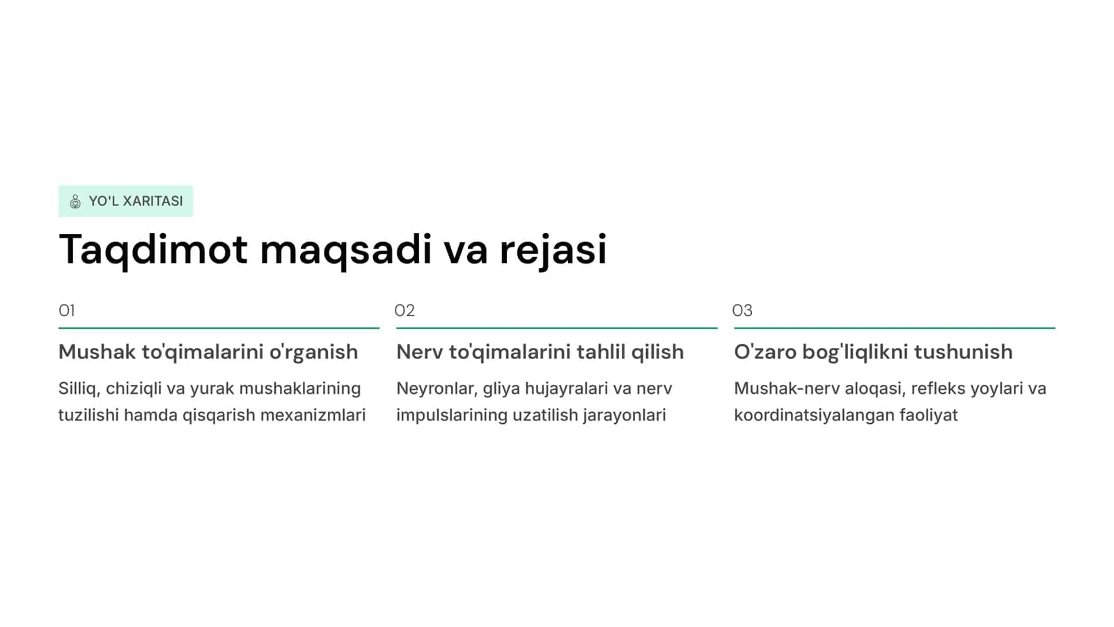 Mushak va nеrv to'qimalari 2