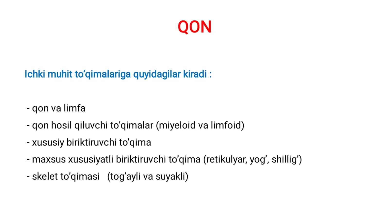 Gistologiya │ Anvarjon Muhammadjonov 2