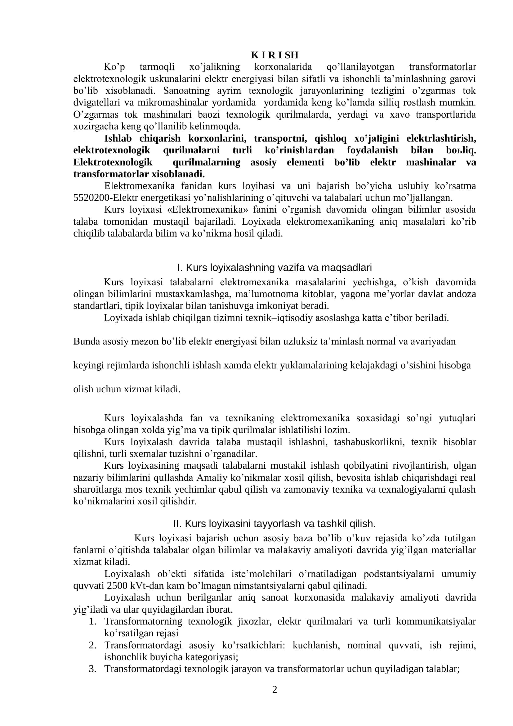 Elektr Energetikasi 2