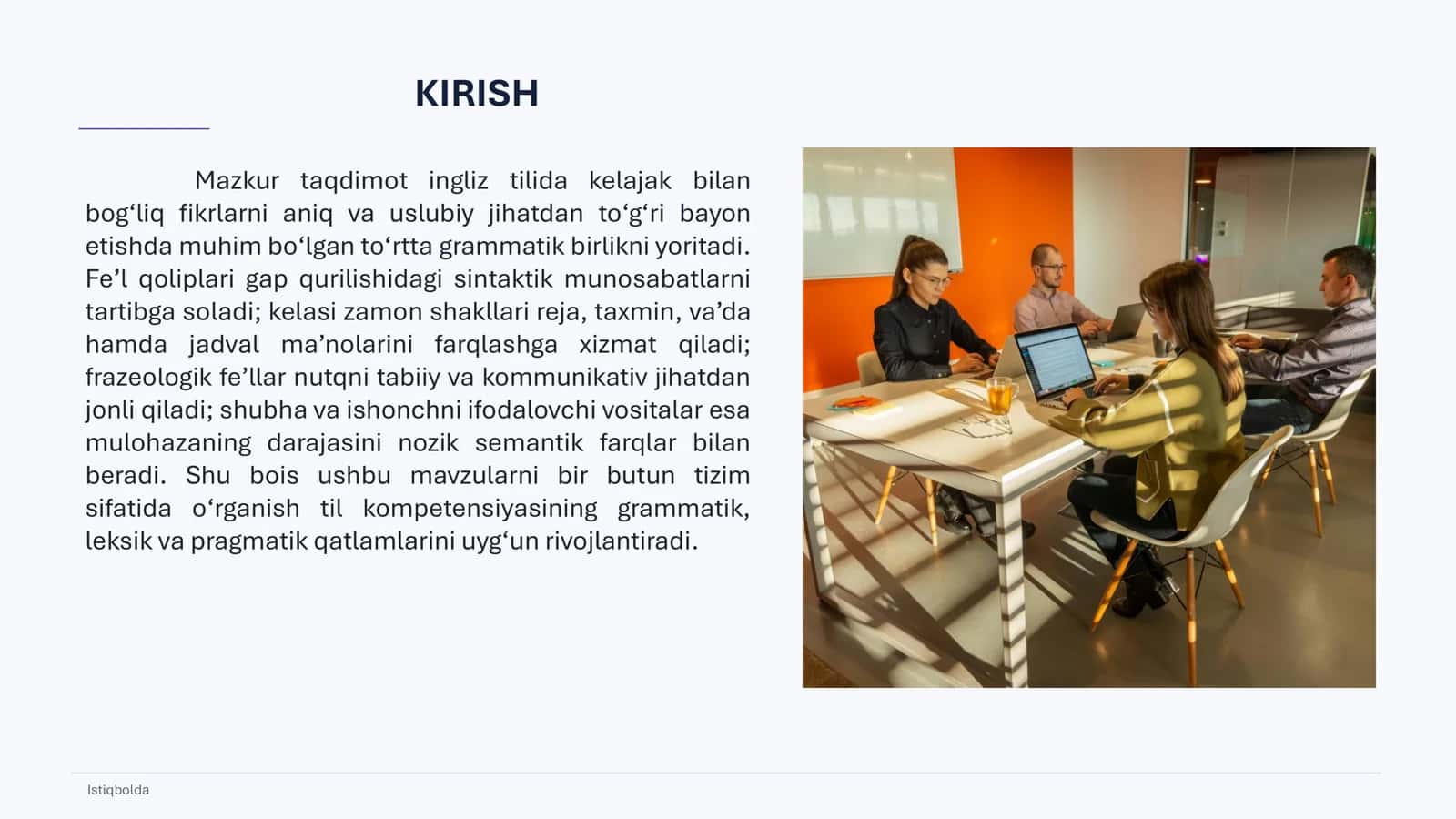Istiqbolda Kirish 2