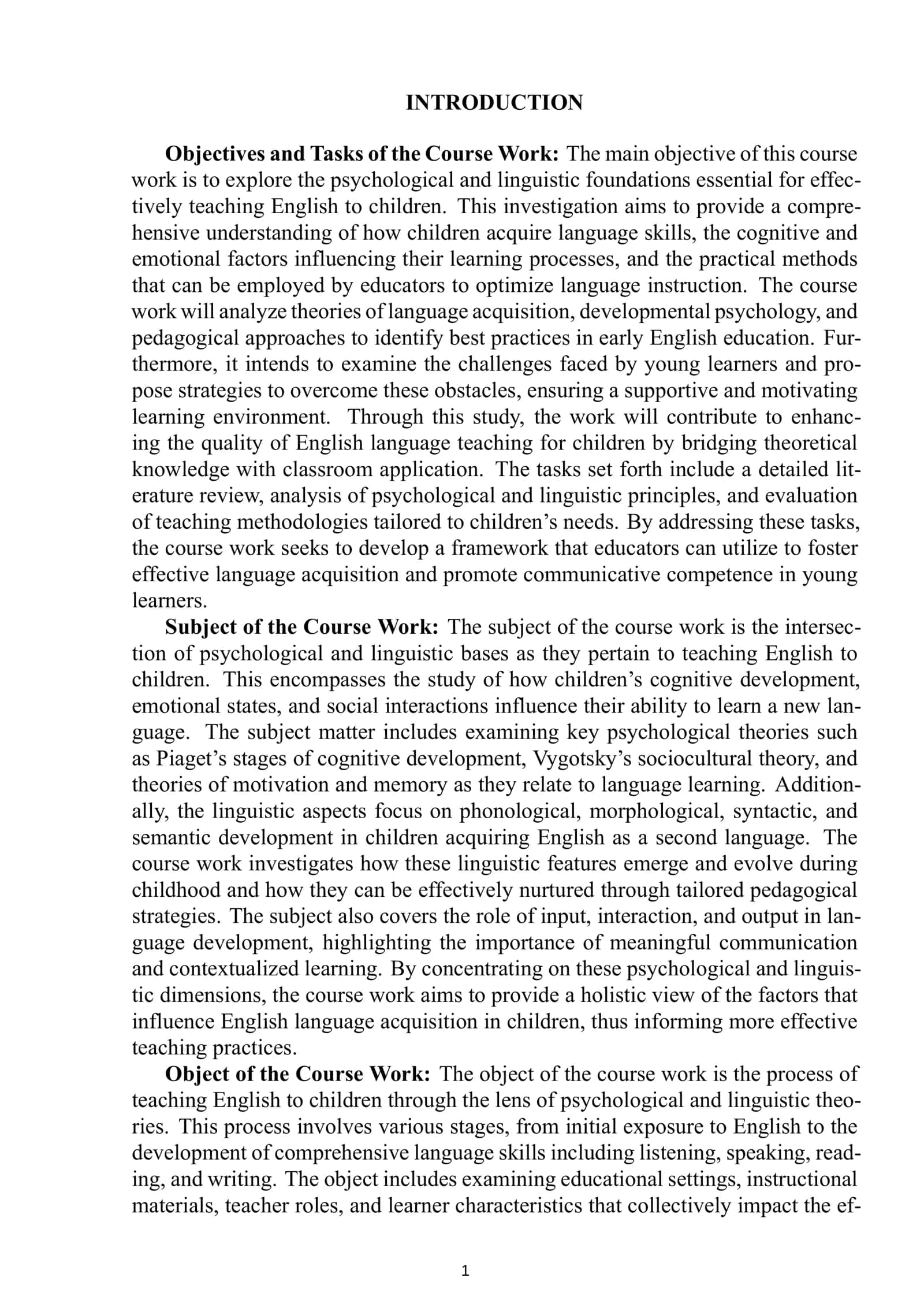 METHODOLOGIES FOR TEACHING ENGLISH TO CHILDREN 2