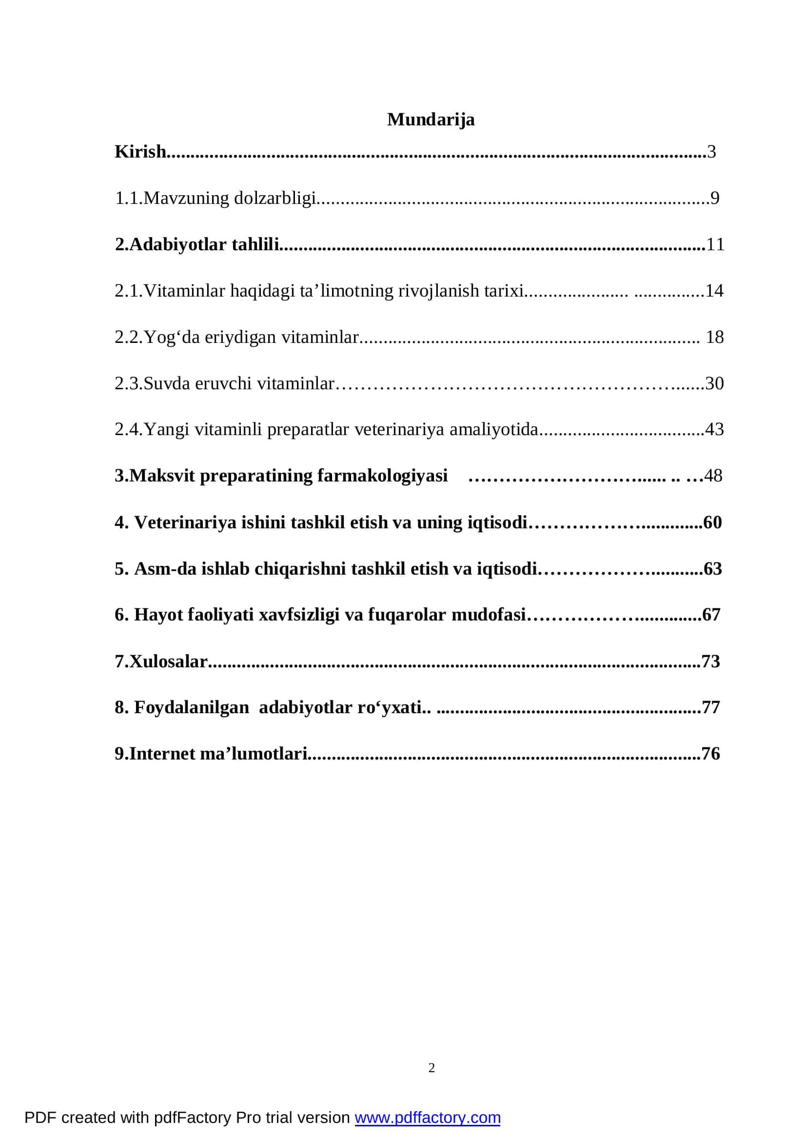 Maksvit preparatining farmakologiyasi 2
