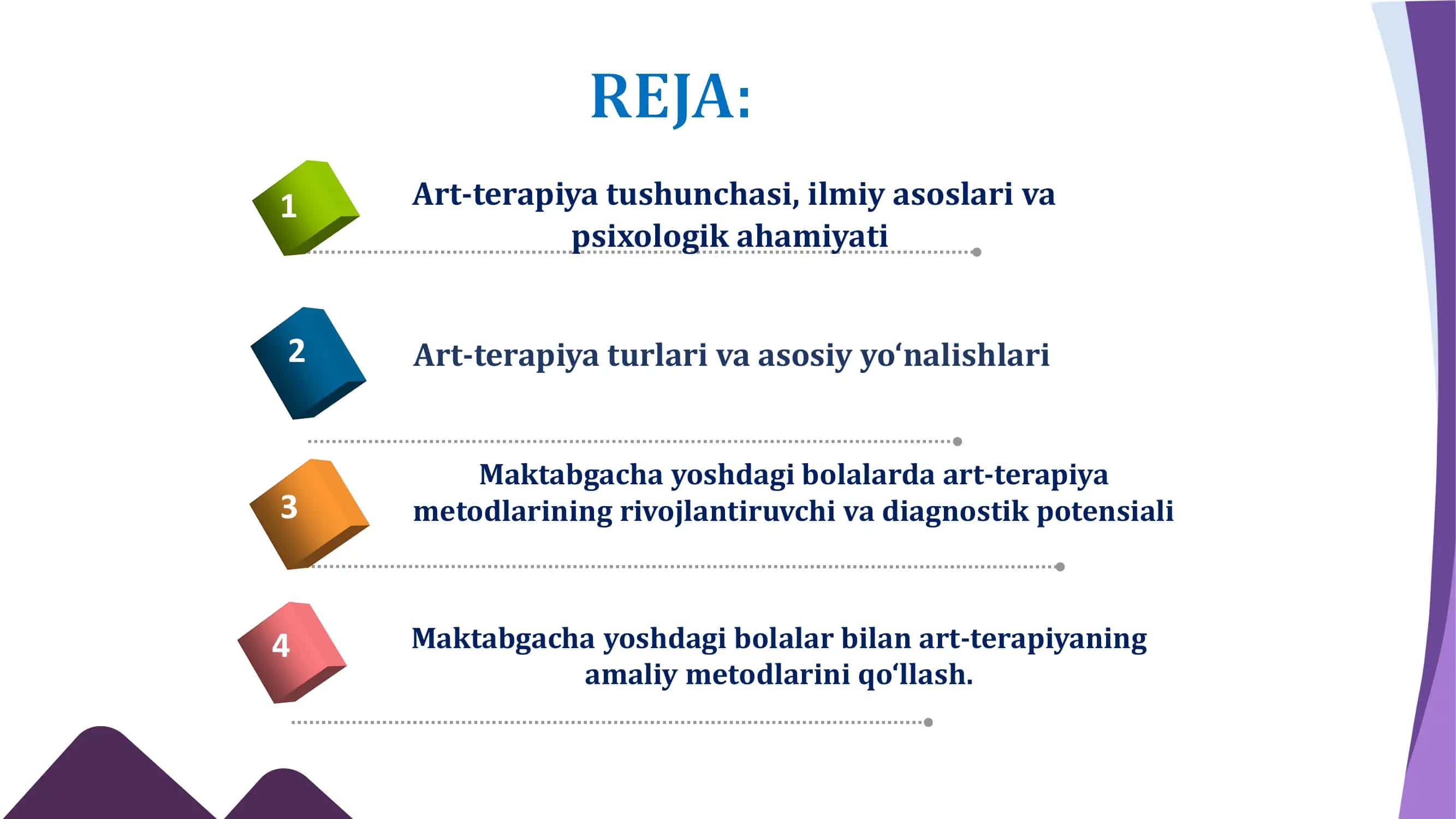 ART-TERAPIYA METODLARI (ERTAK, QUM ART – 2