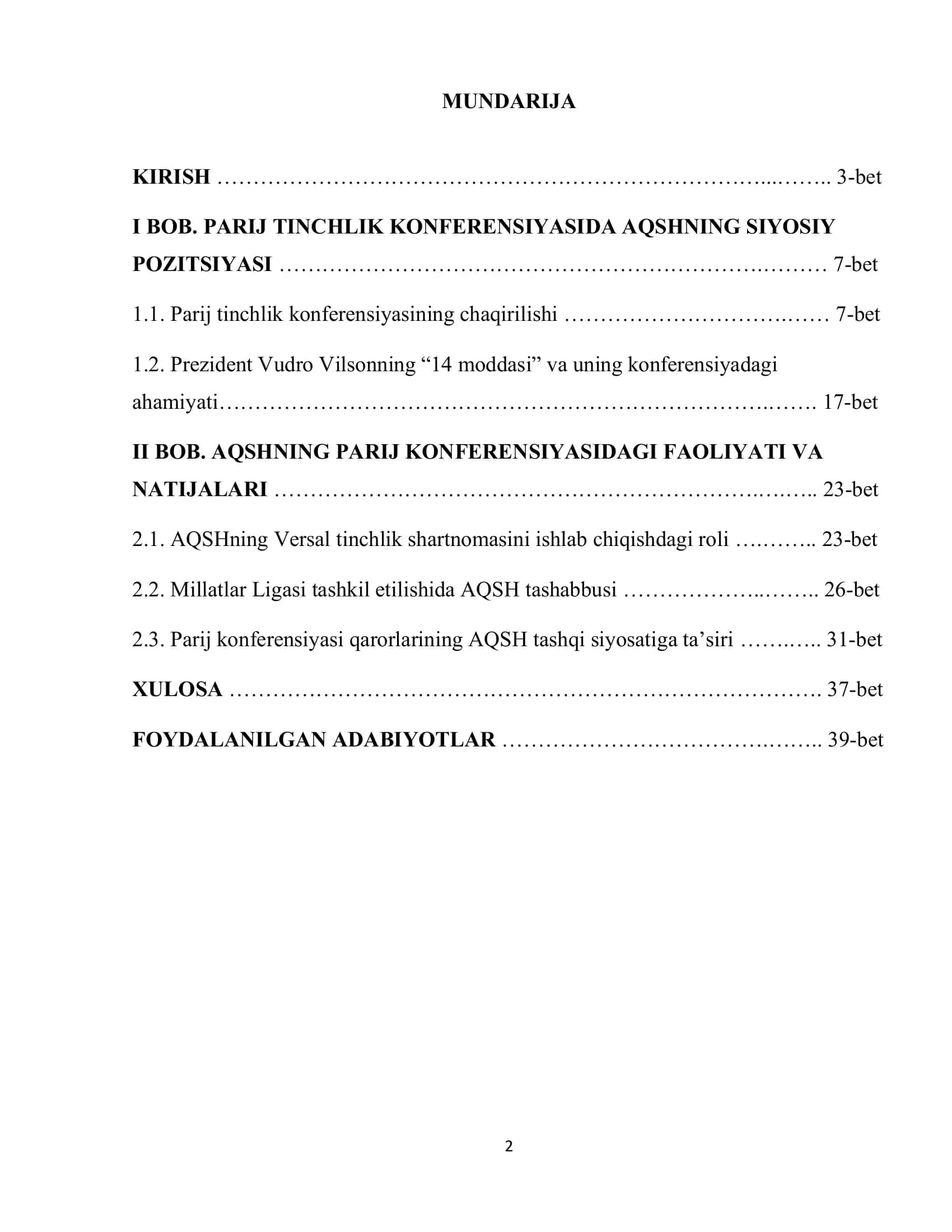 PARIJ KONFERENSIYASIDA AQSHNING ISHTIROKI 2