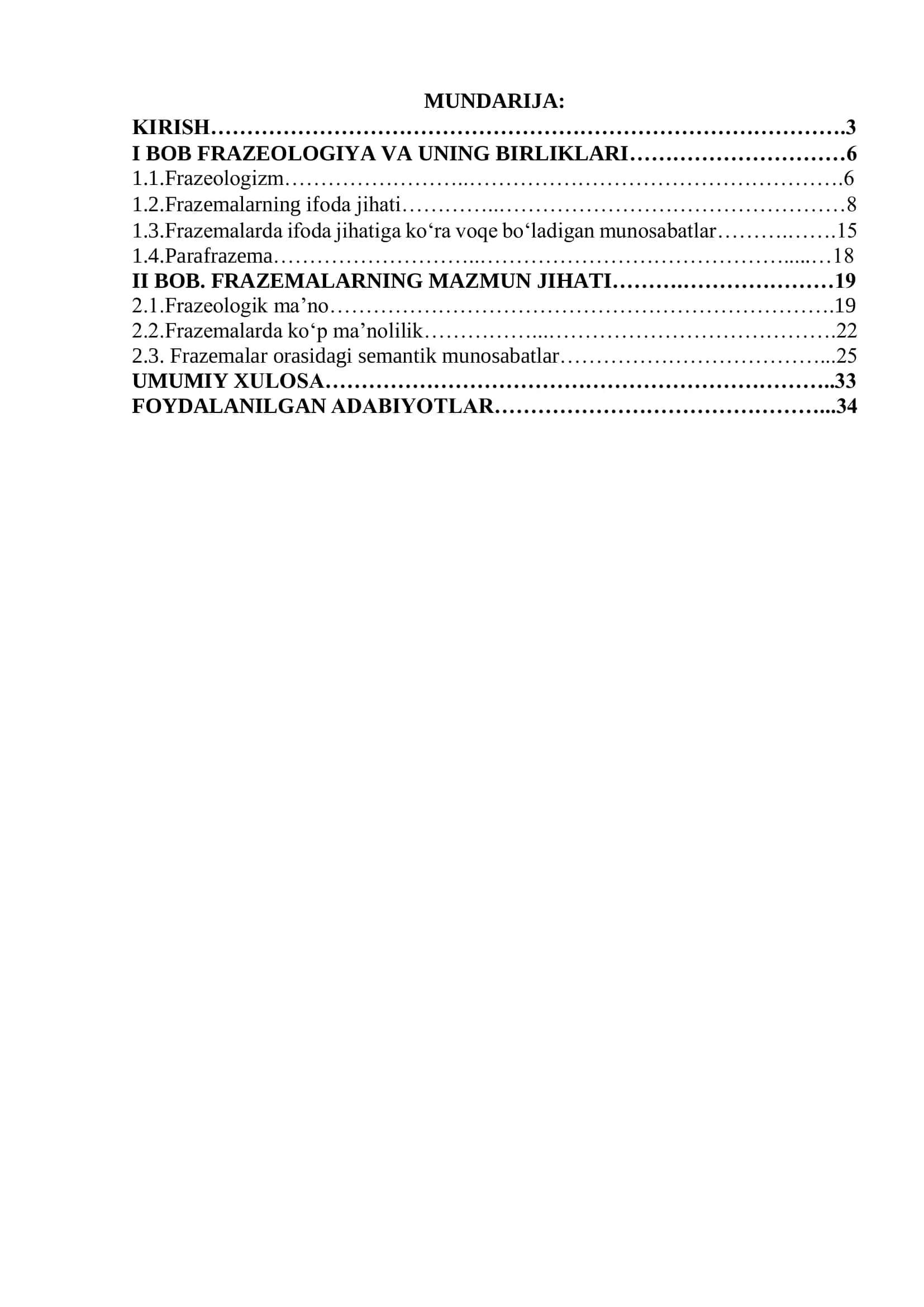 PARAFRAZALARNING TURLARI VA USLUBIY IMKONIYATLARI 2