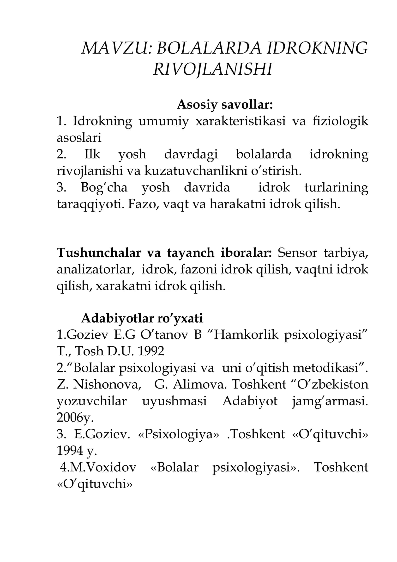 BOLALARDA IDROKNING RIVOJLANISHI 2