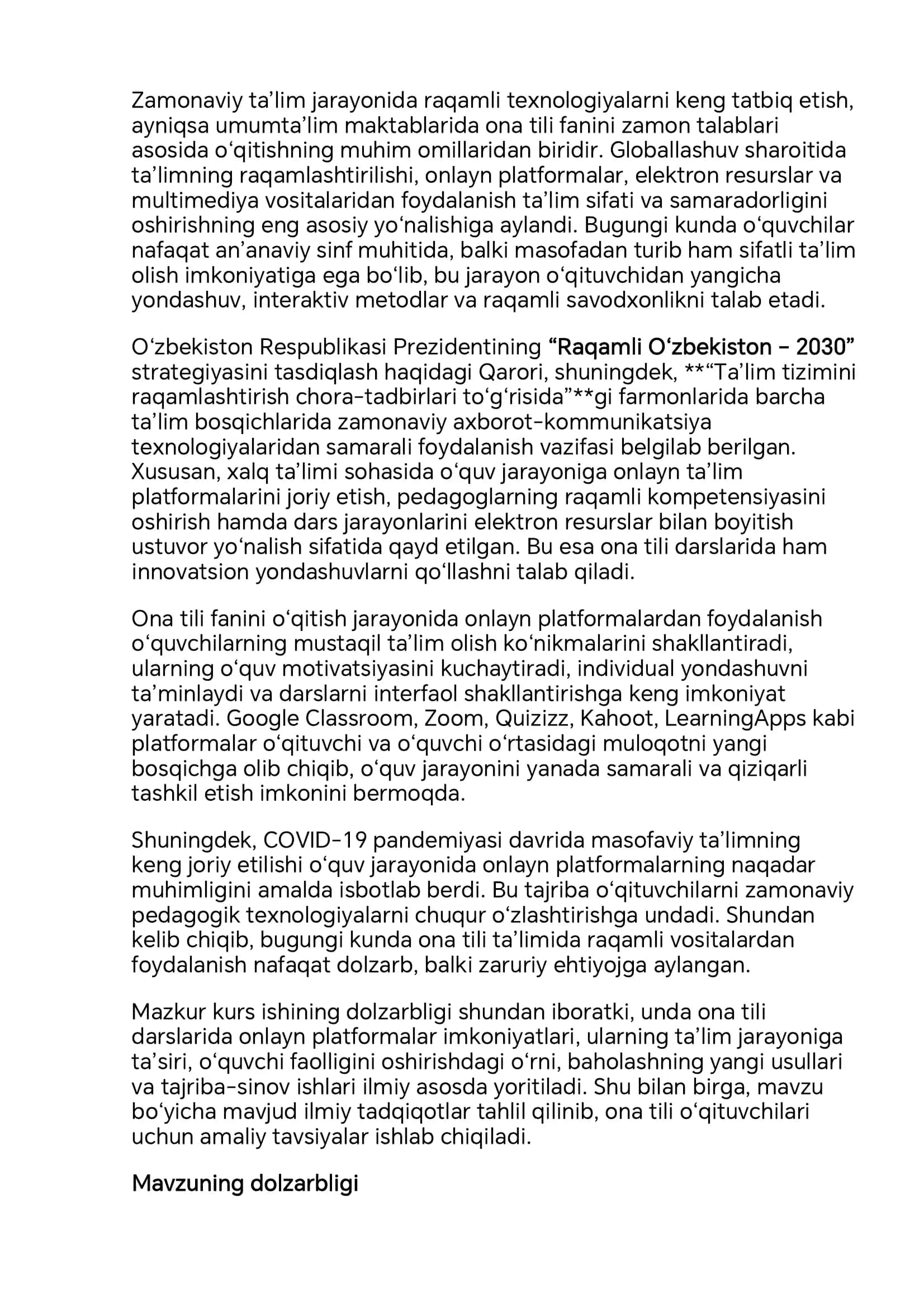 Ona tili darslarida online platformalarda foydalanish 2