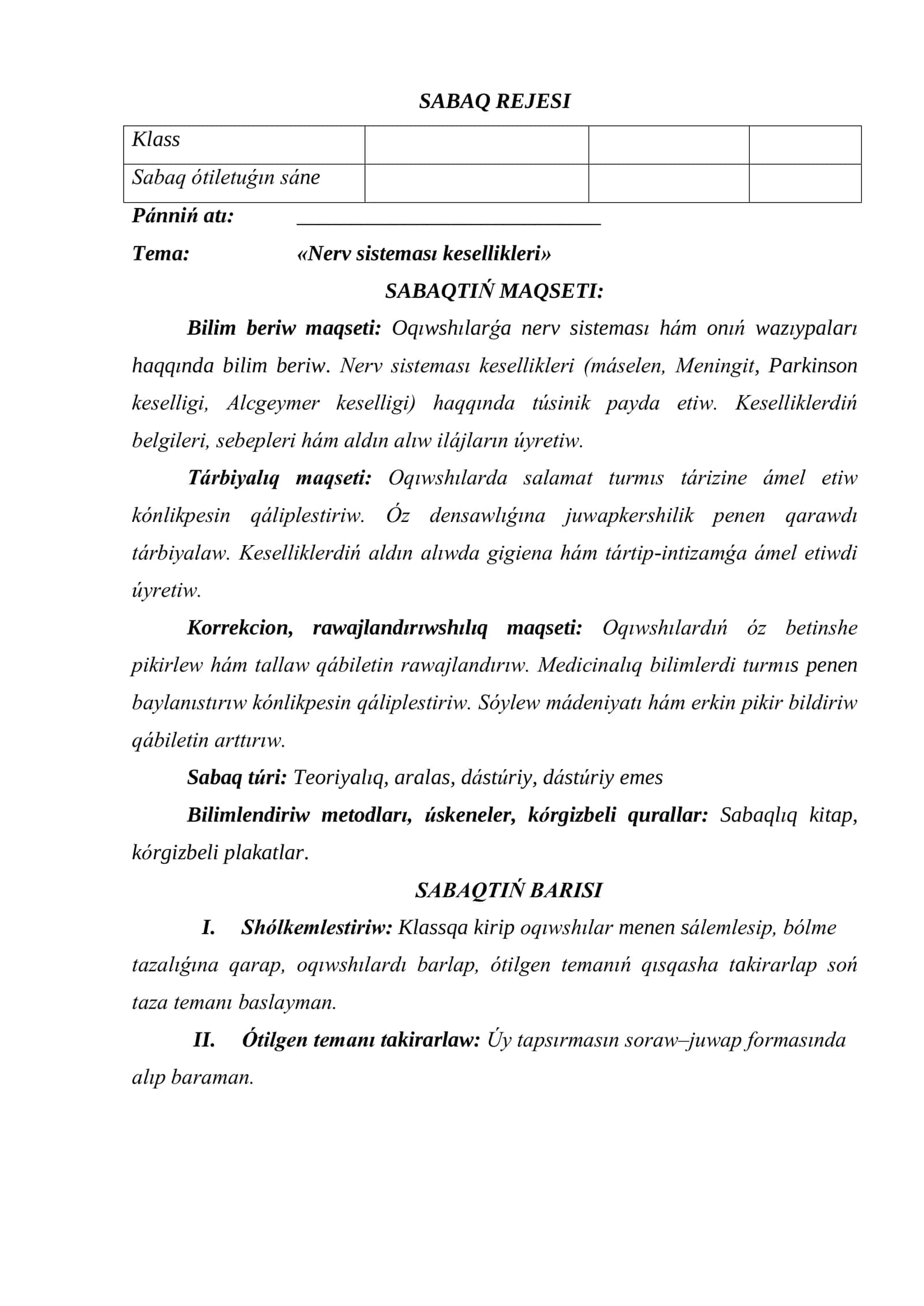 Nerv sisteması kesellikleri 2