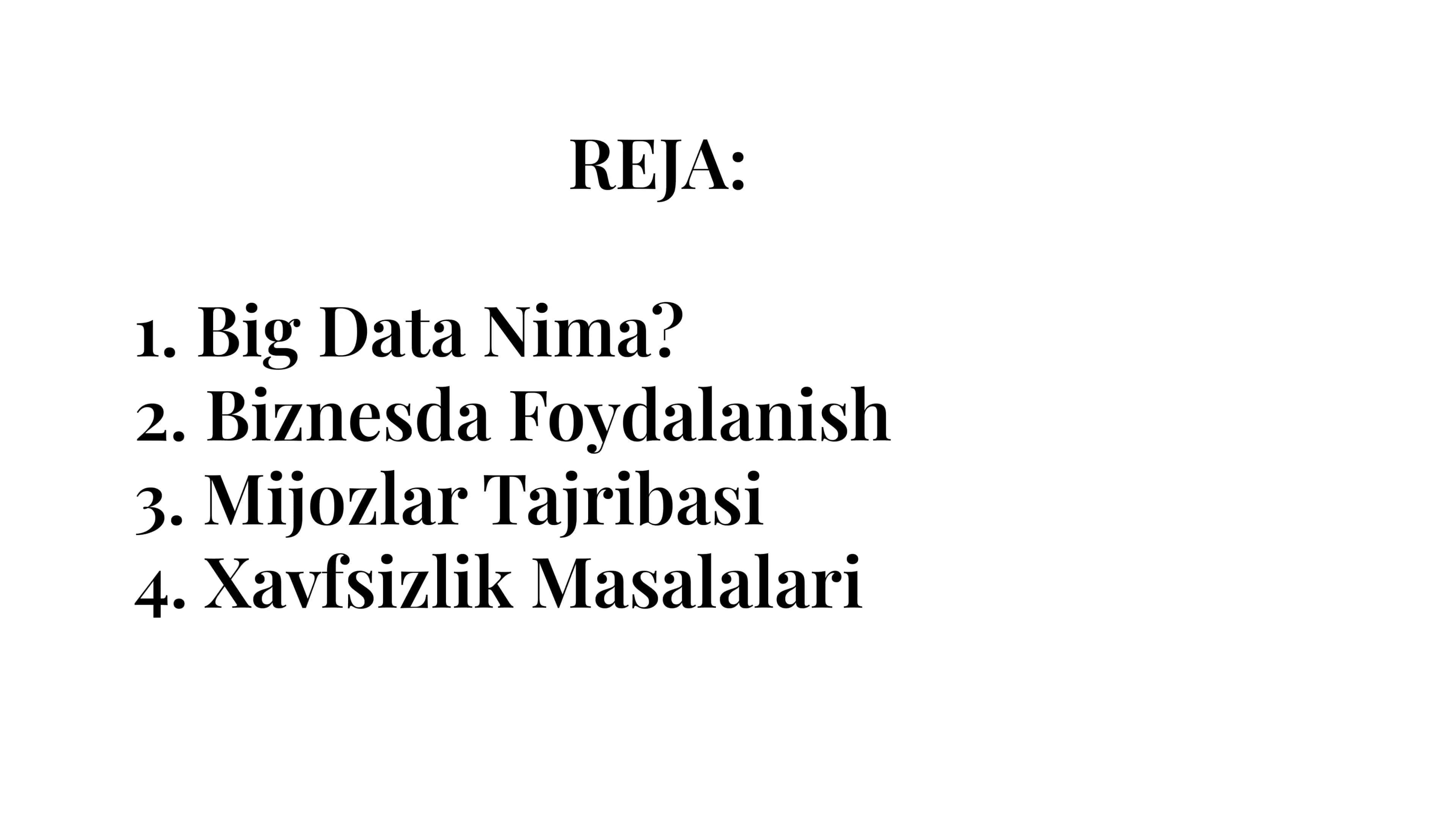 Zamonaviy Biznesda Big Data: Xususiyatlari va Roli 2