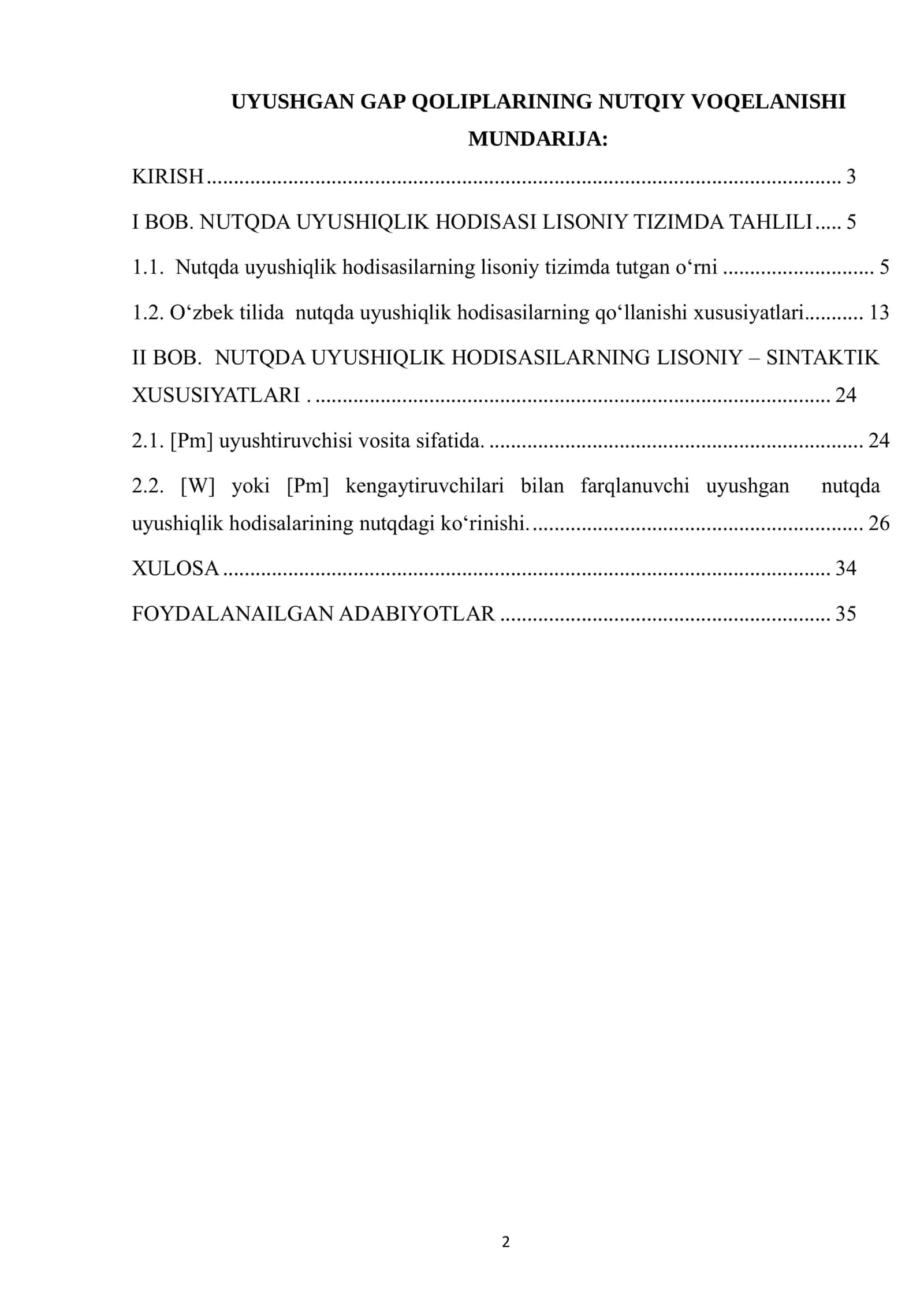 Uyushgan gap qoliplarining nutqiy voqelanishi 2