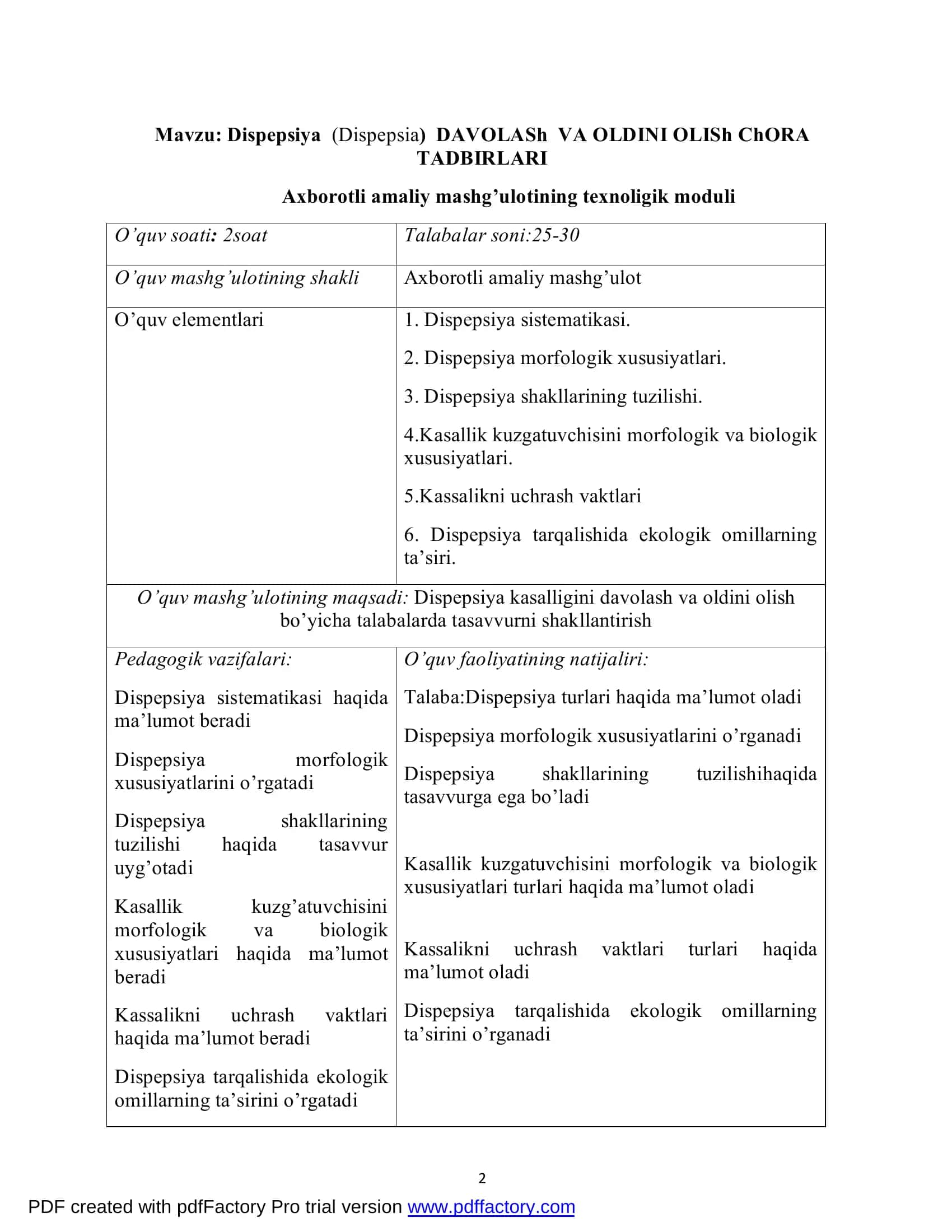 Dispepsiya (Dispepsia) davolash va oldini olish chora tadbirlari 2
