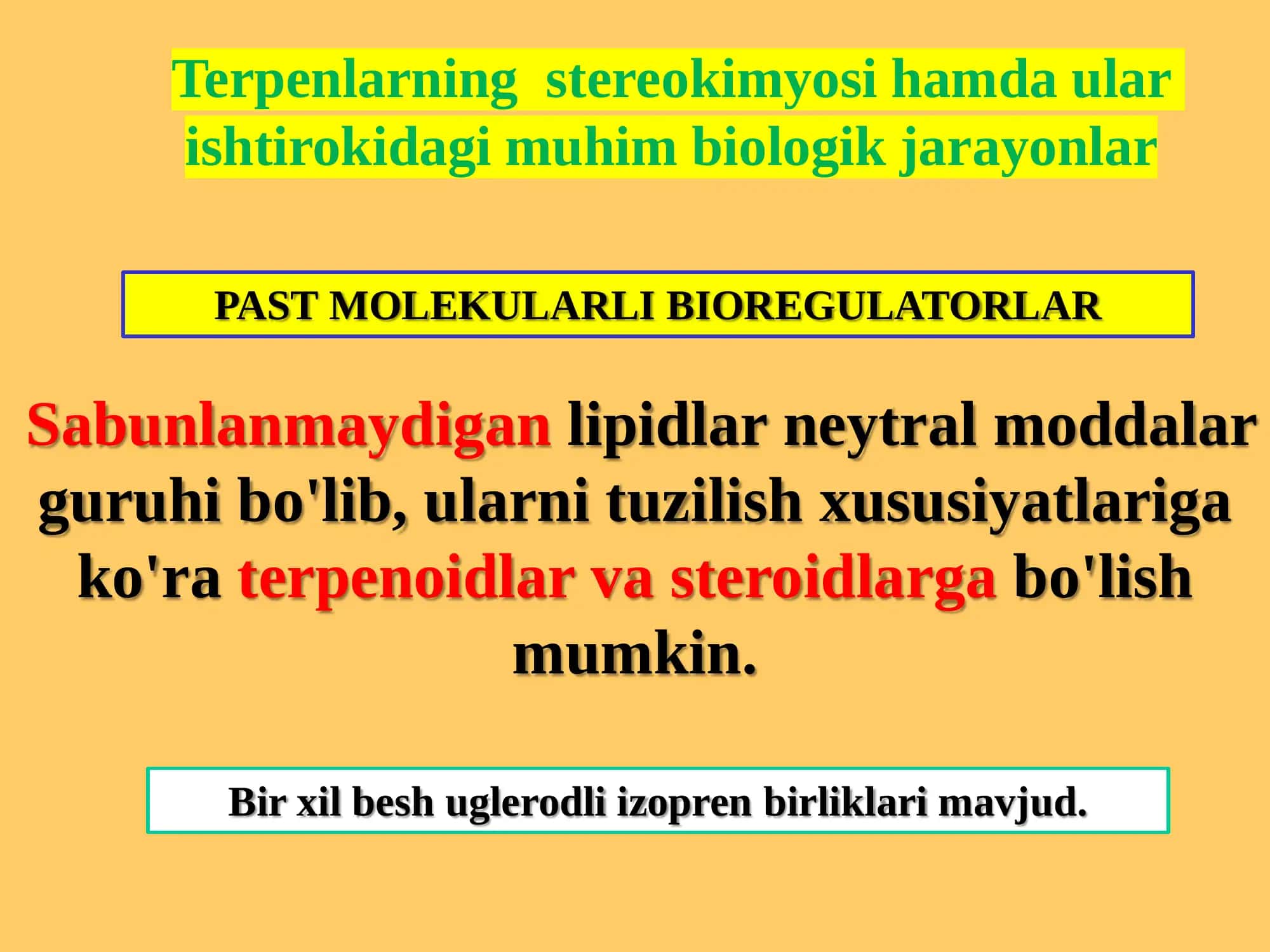 Sabunlanmaydigan lipidlar neytral moddalar 2