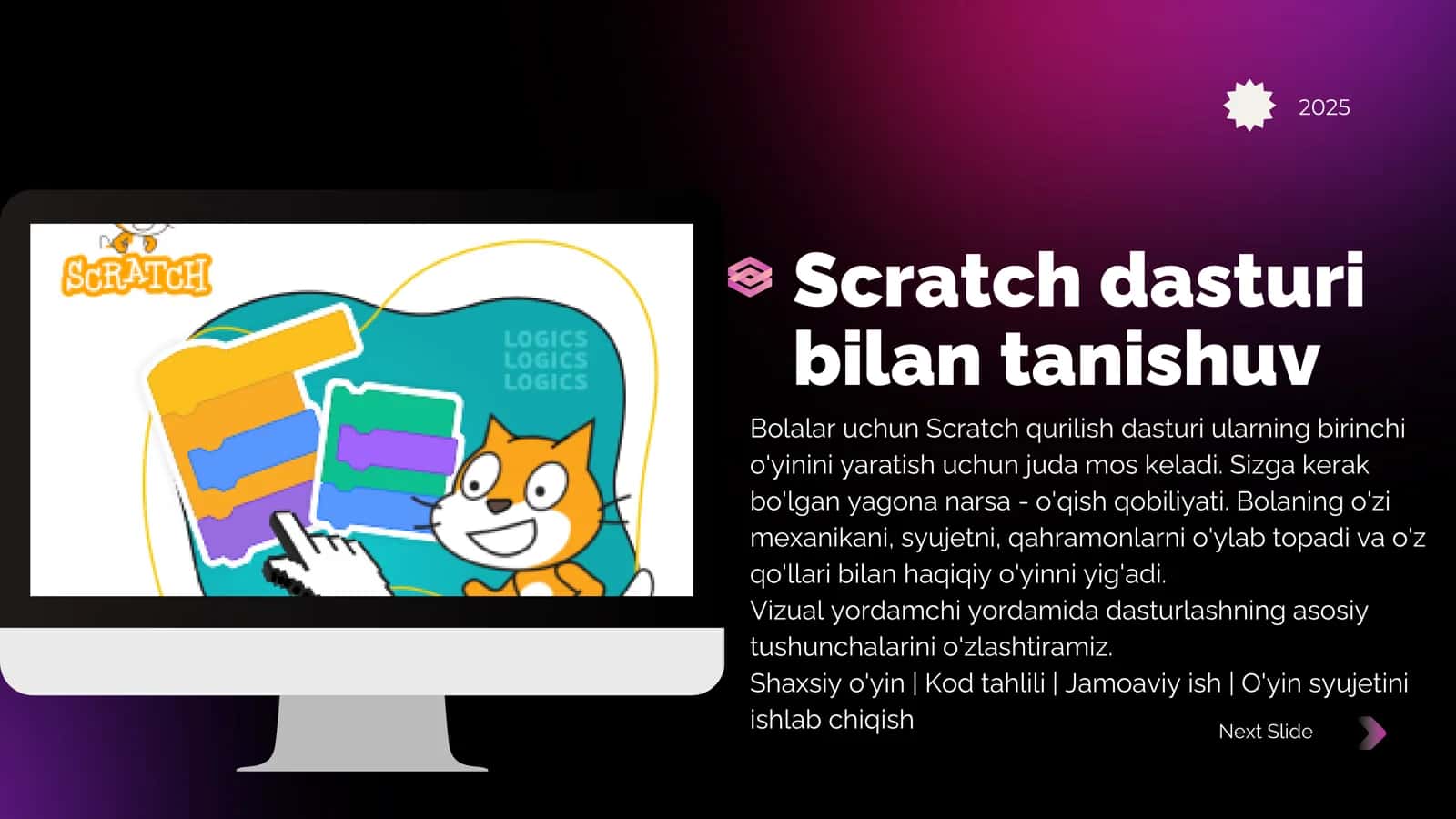 Scratch dasturlash 2