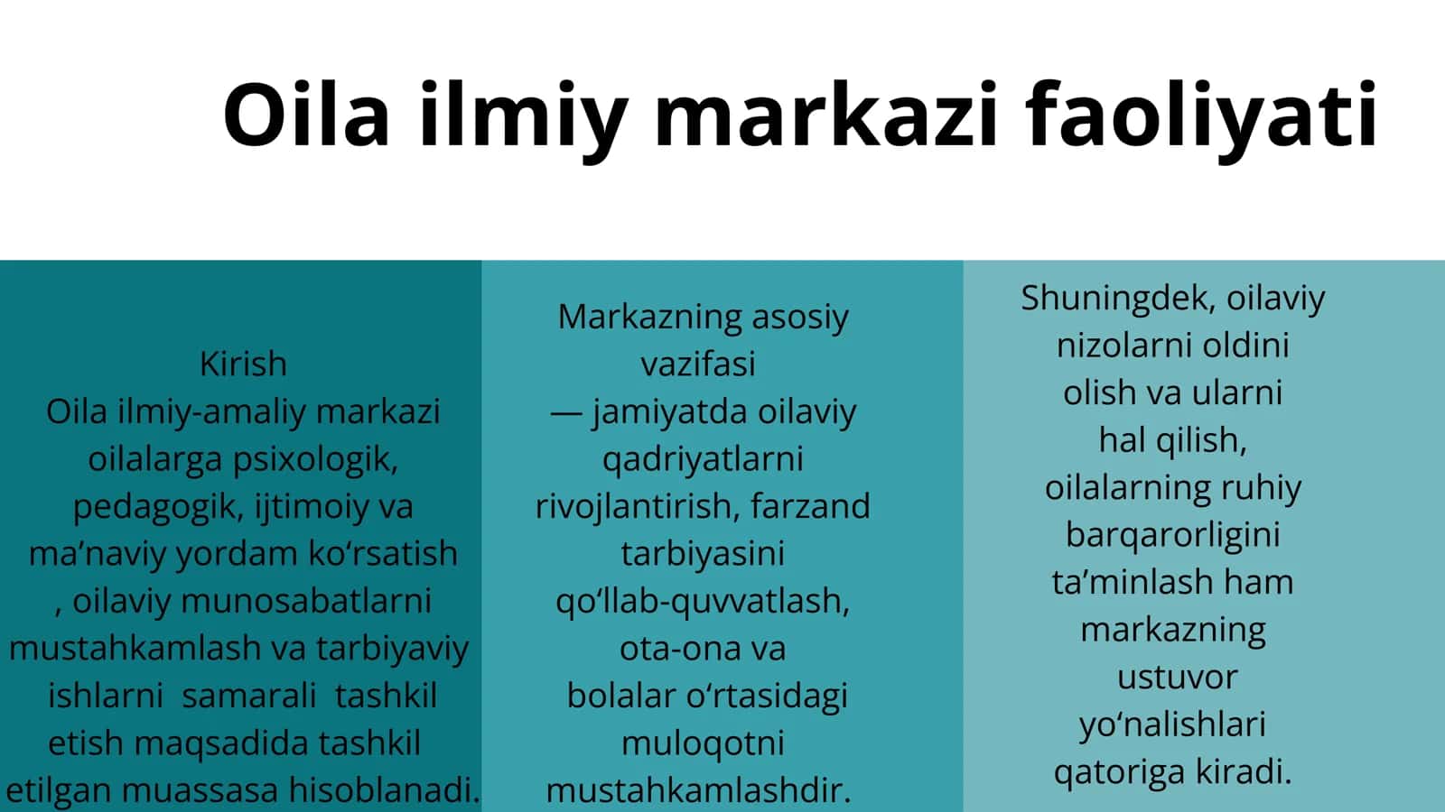 olia faoliyati ilmiy markazi 2