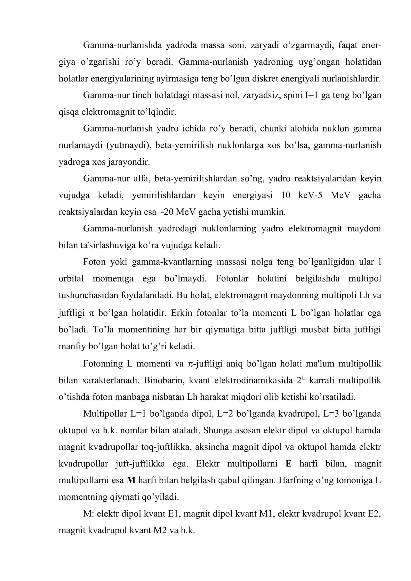 Gamma nurlanish 2