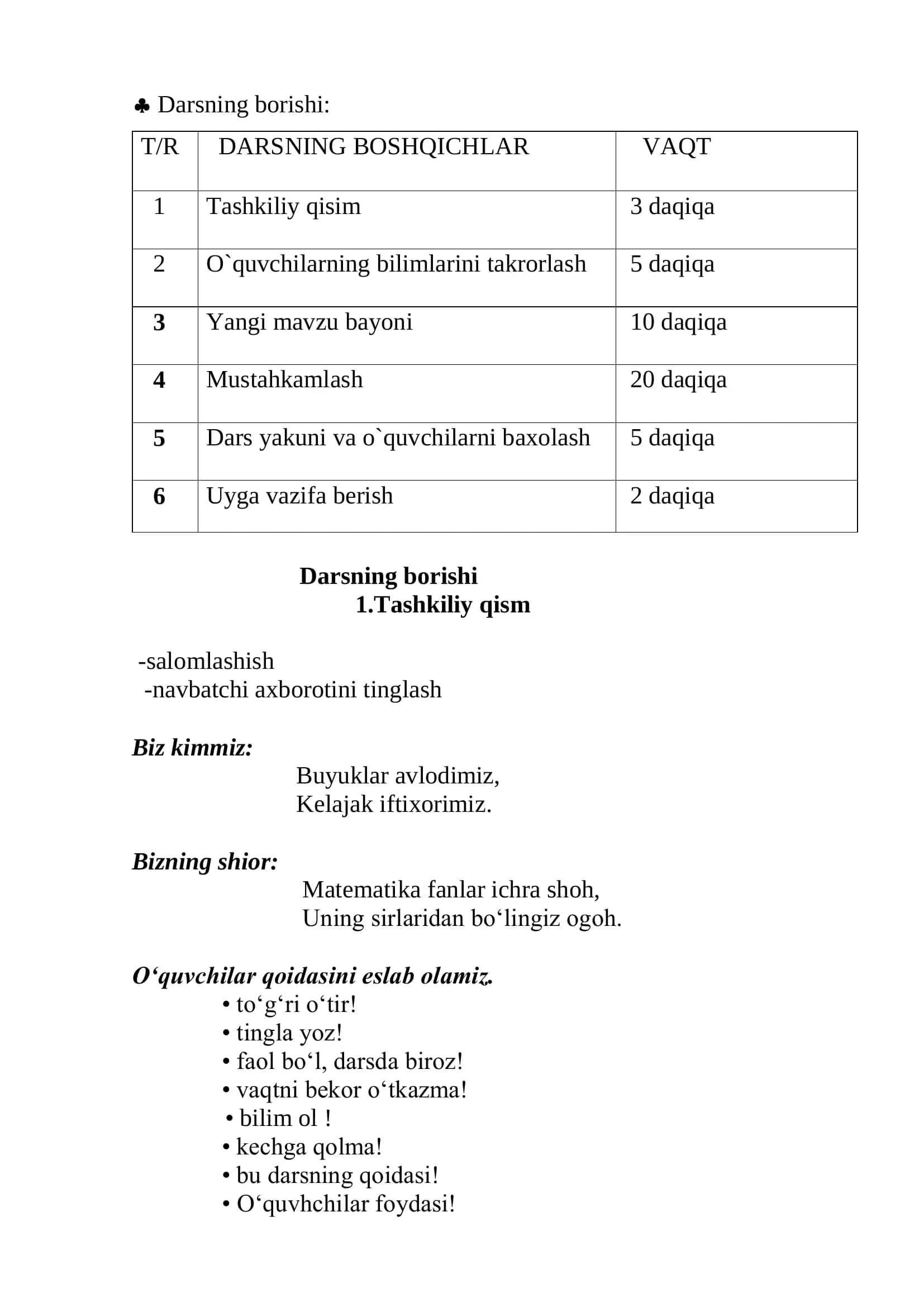 Insho va bayon turlari 2