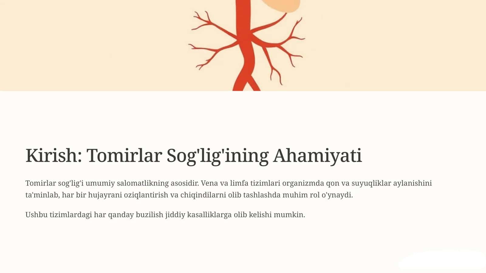 Vena va Limfa Tomirlari Patologiyasi: Interventsion 2