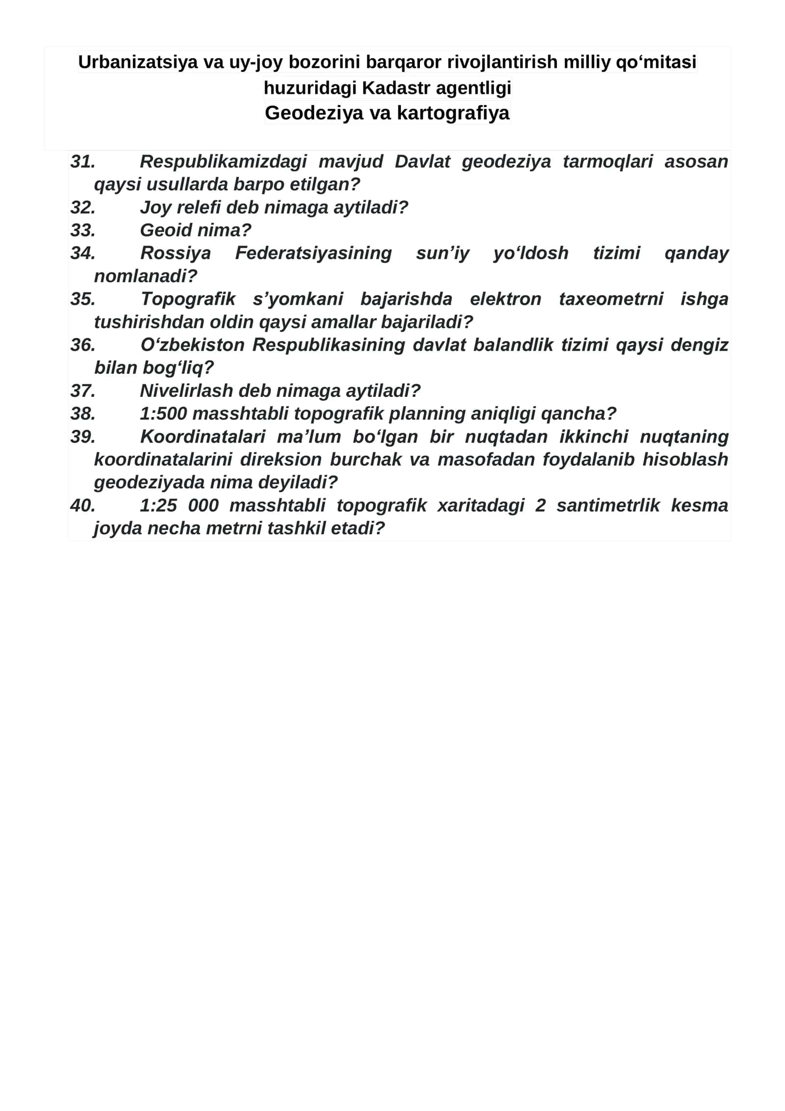 Geodeziya va kartografiya 2
