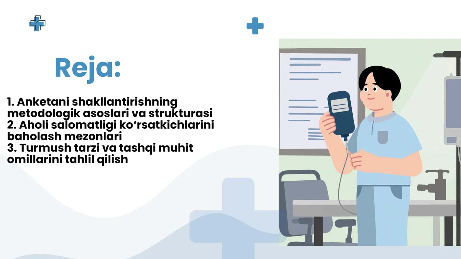 Aholi salomatligini o‘rganish bo‘yicha anketalar tuzish 2