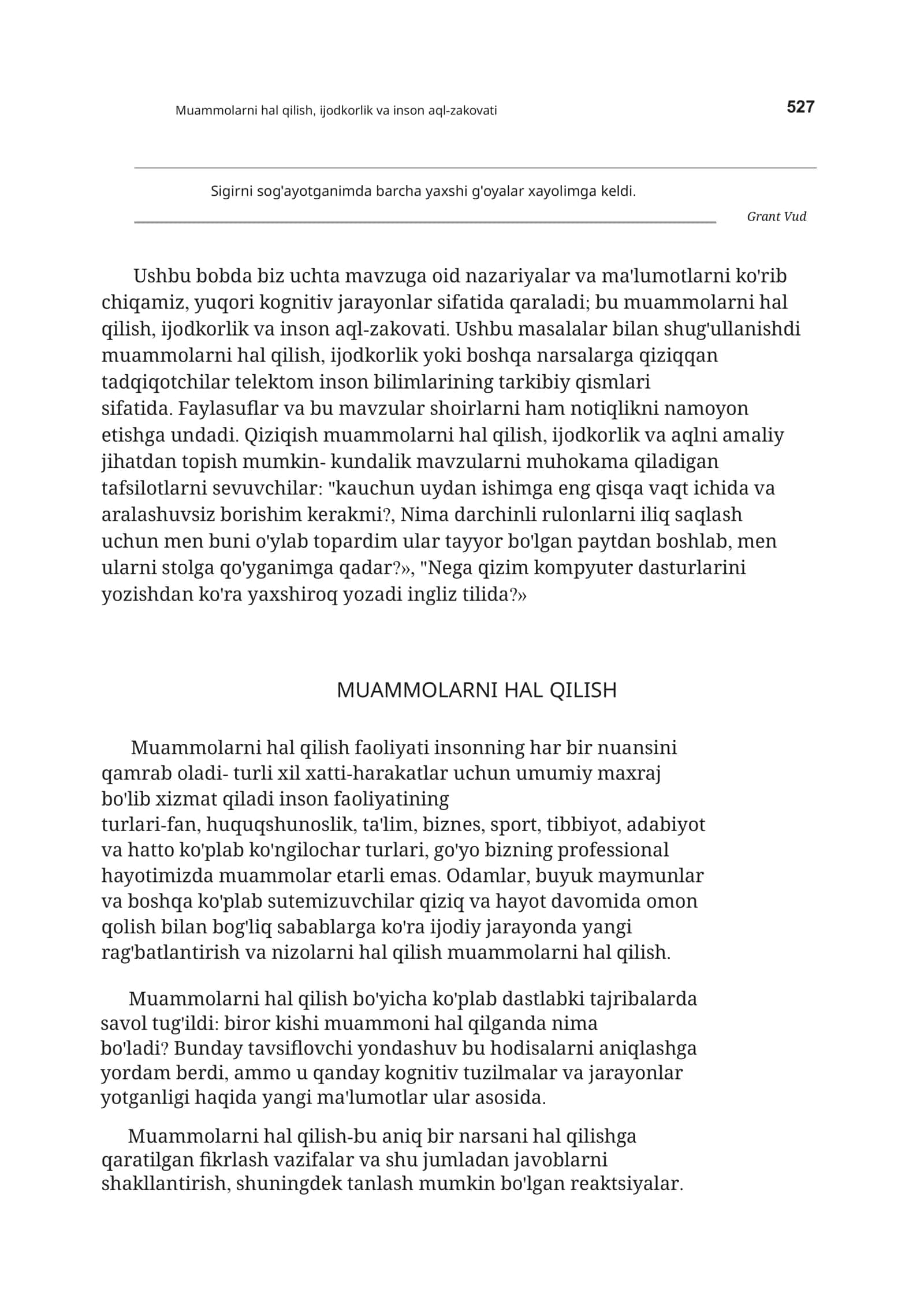 Muammolarni hal qilish 2