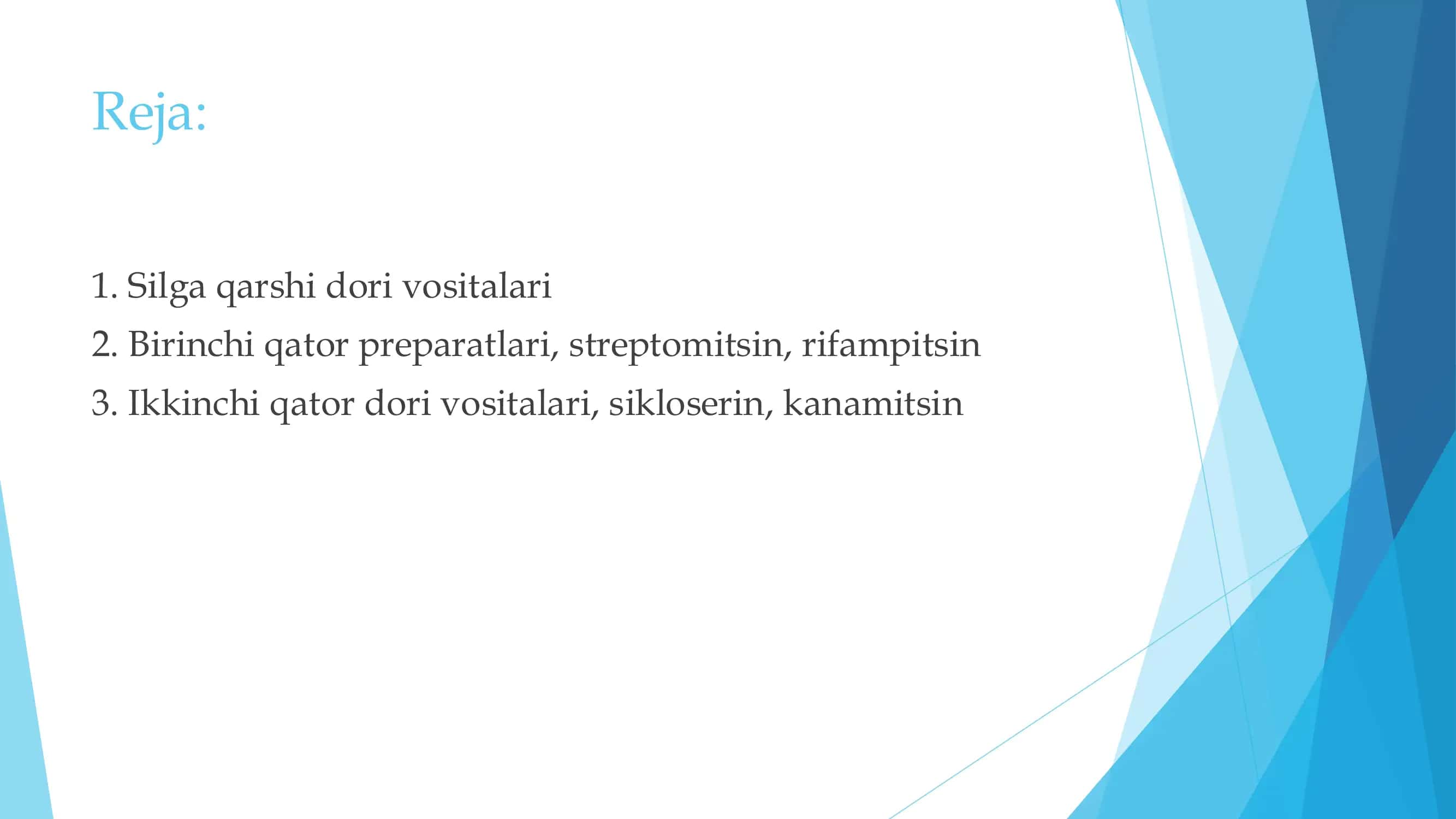 Silga qarshi dori vositalari 2