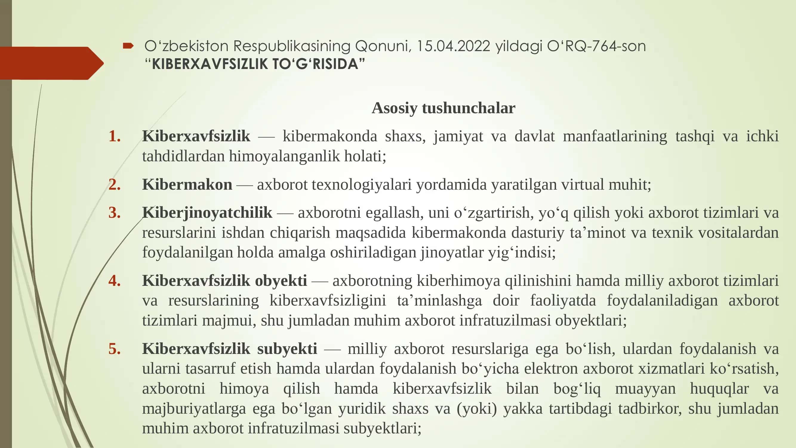 Raqamli iqtisodiyot. Kiberxafsizlik 2