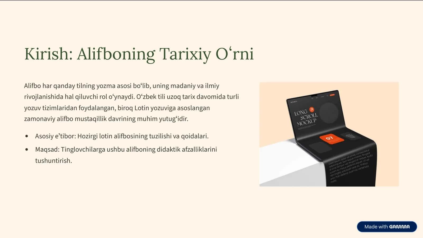 O'zbek Lotin Alifbosining Asosiy Tuzilishi 2