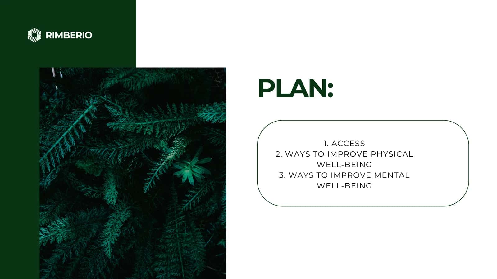 SIMPLE WAYS OF IMPROVING PHYSICAL AND MENTAL WELLBEING 2