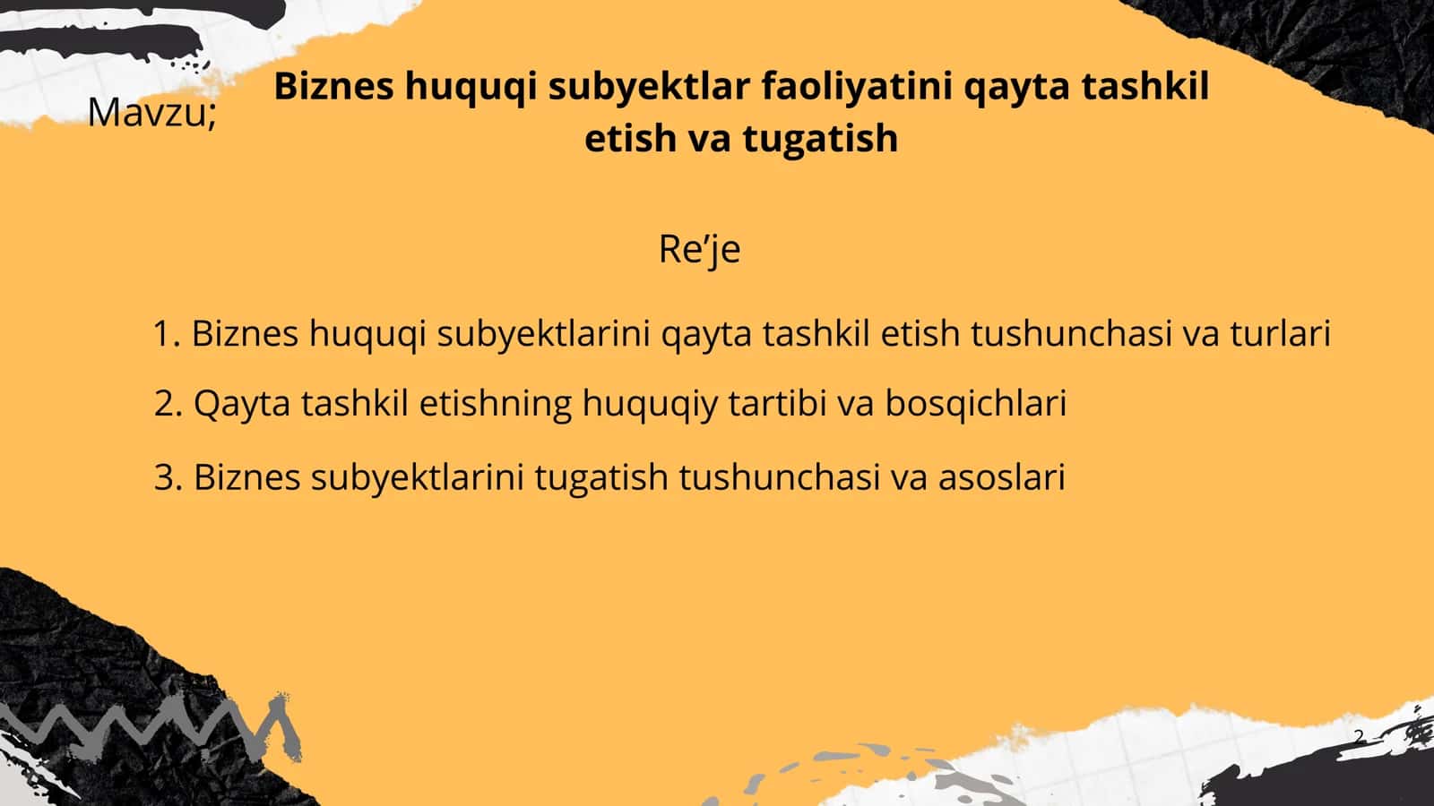 biznes huquqi 2
