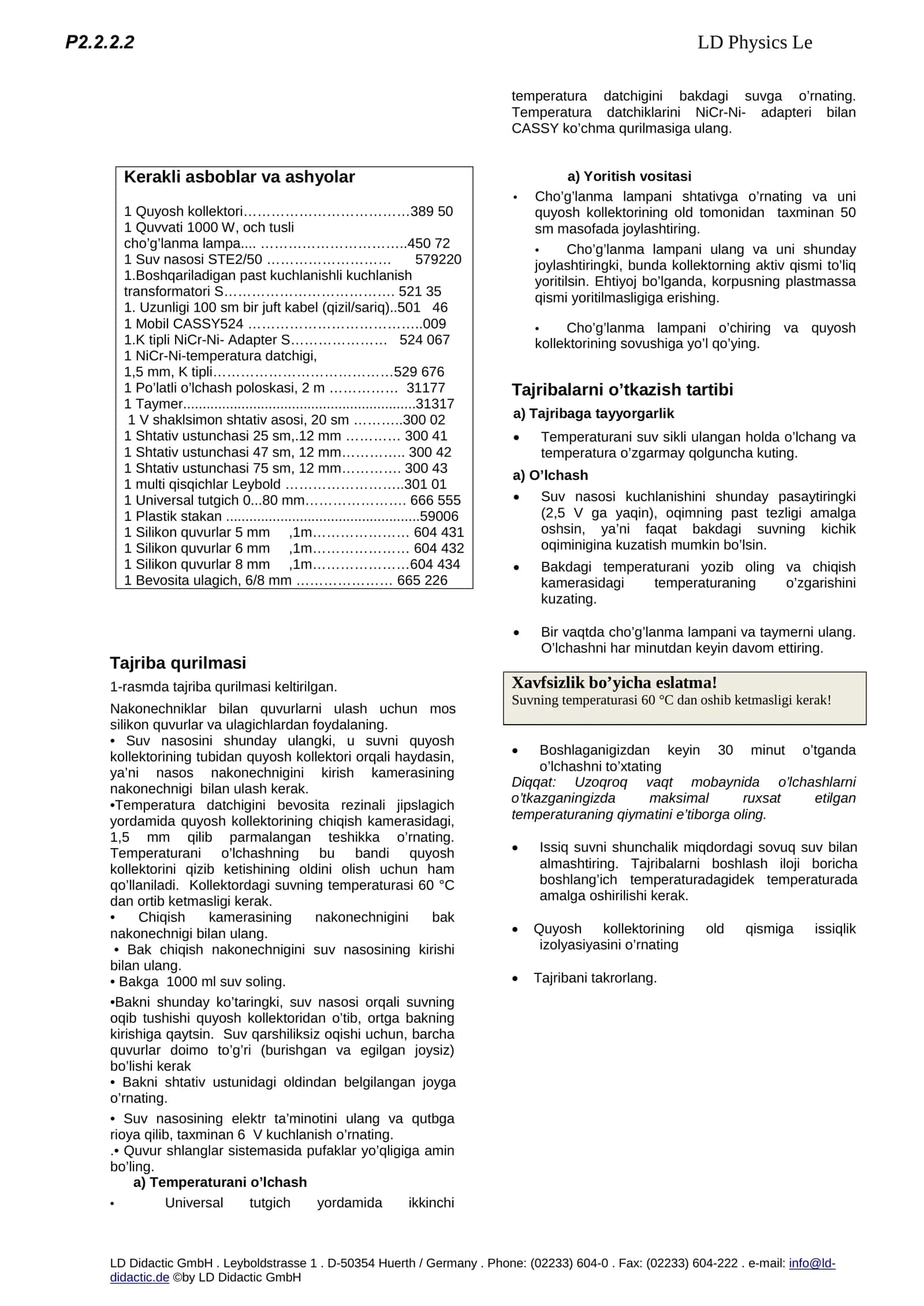 Issiqlik haqida ta’limot 2