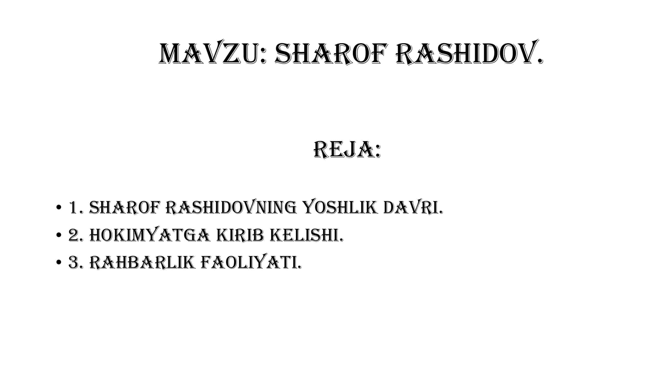 Sharof Rashidov 2